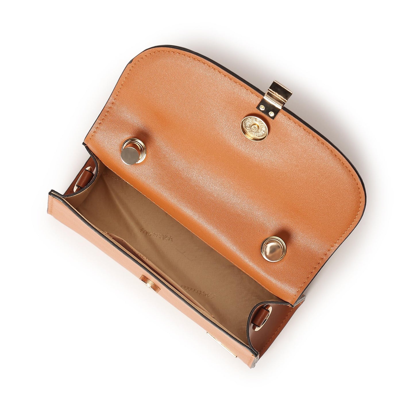 Fastrack Solid PU Structured Handheld Bag For Women, Girls and Ladies| with Detachable Sling Strap and Button closure | Ladies Purse Handbag | Handbags for Casual Carry