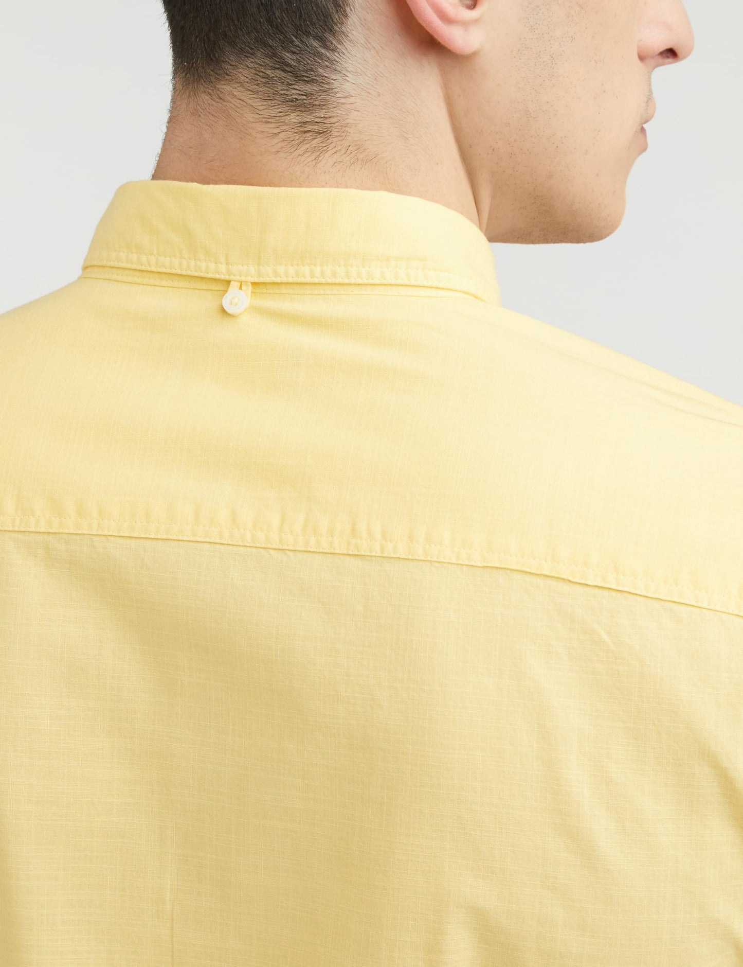 Allen Solly Men's Cotton Solid Slim Fit Shirt (ASSFWMOF067723_Yellow 42)