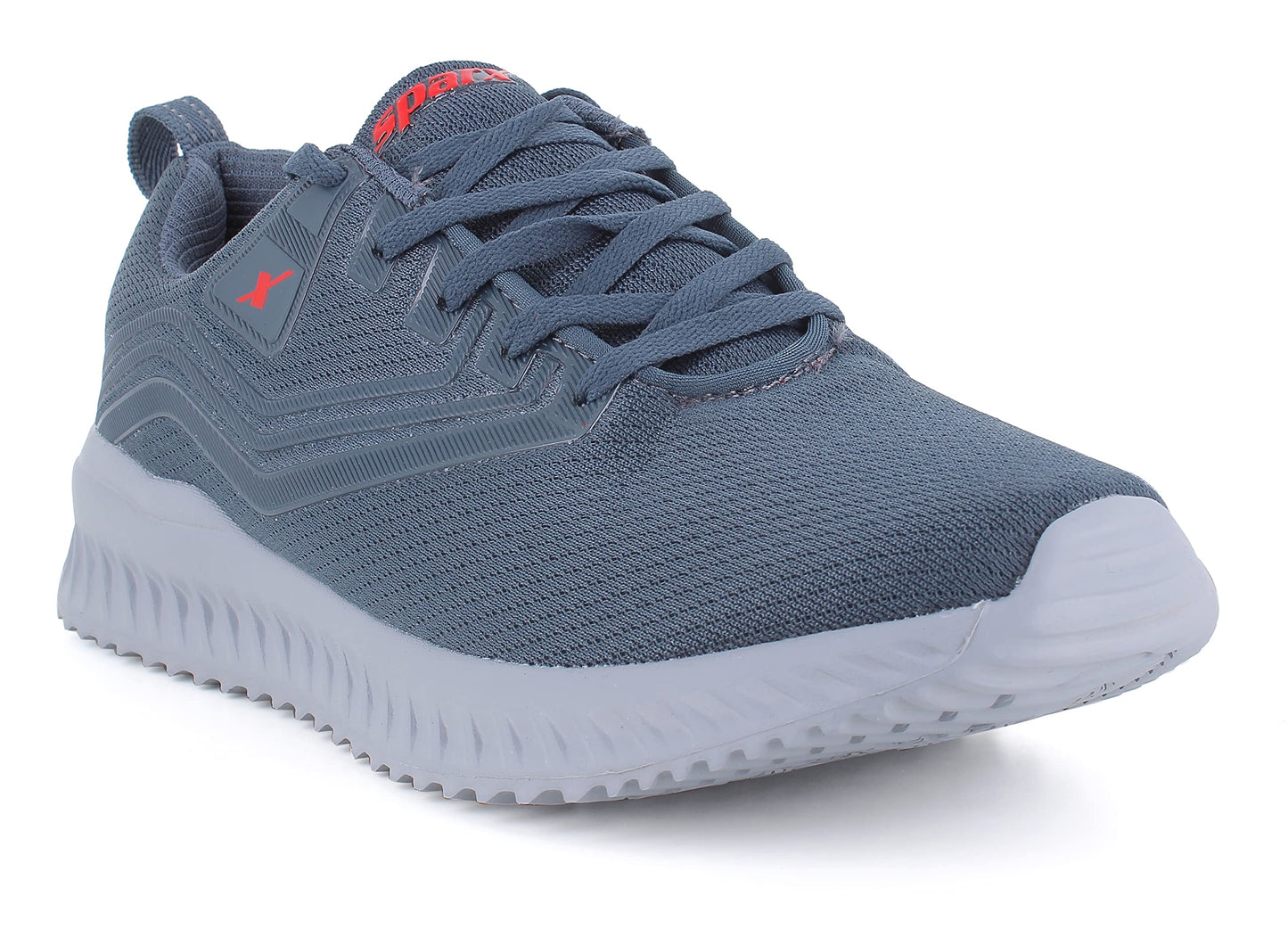 SPARX Men SM-727 Mallard Grey Red Sports Shoes (SX0727GMYRD0006)
