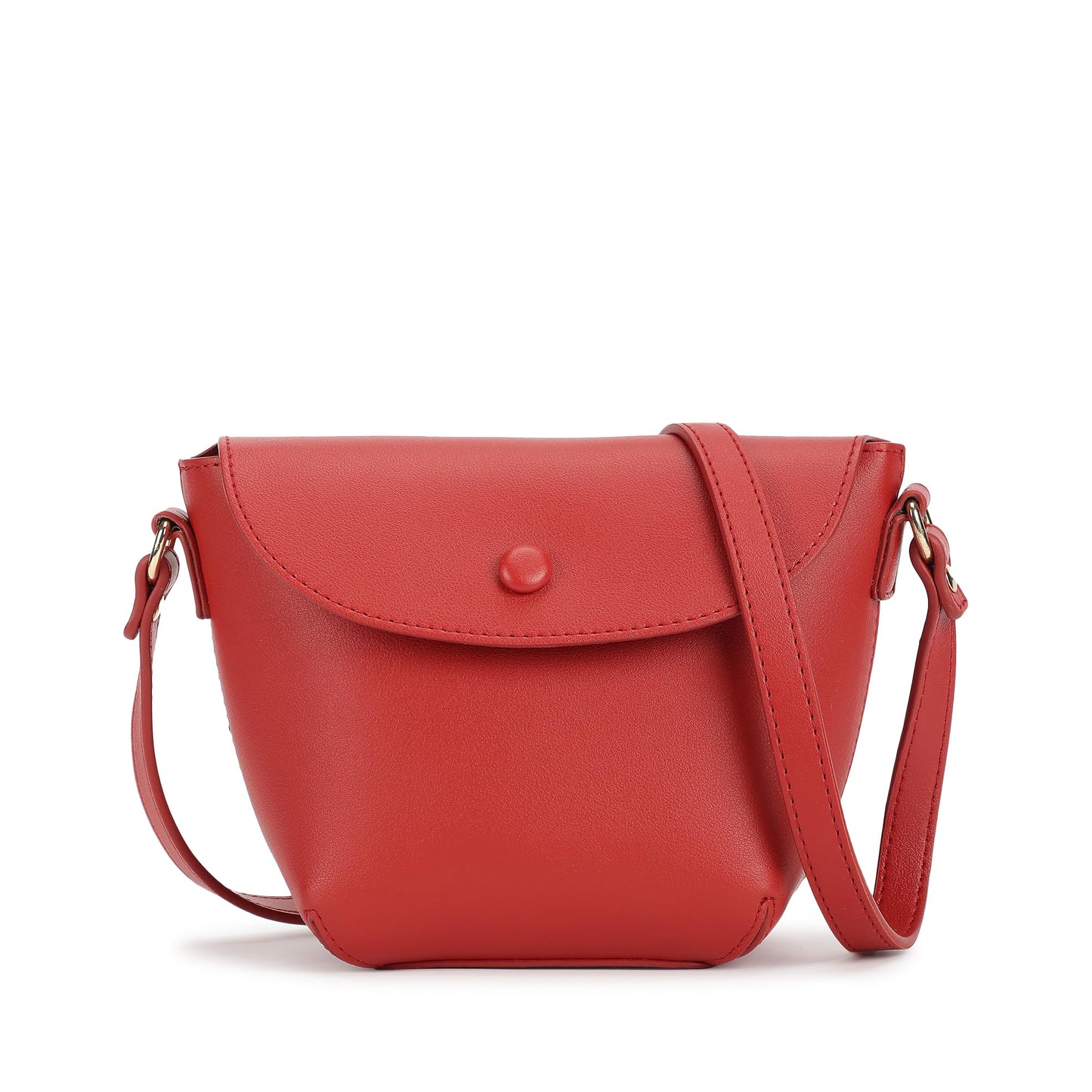 Fastrack Catch Me If You Can Sling Bag for Women | Small Size with Flap and Button Lock, Adjustable Strap | Stylish, Functional Sling Bag for On-the-Go