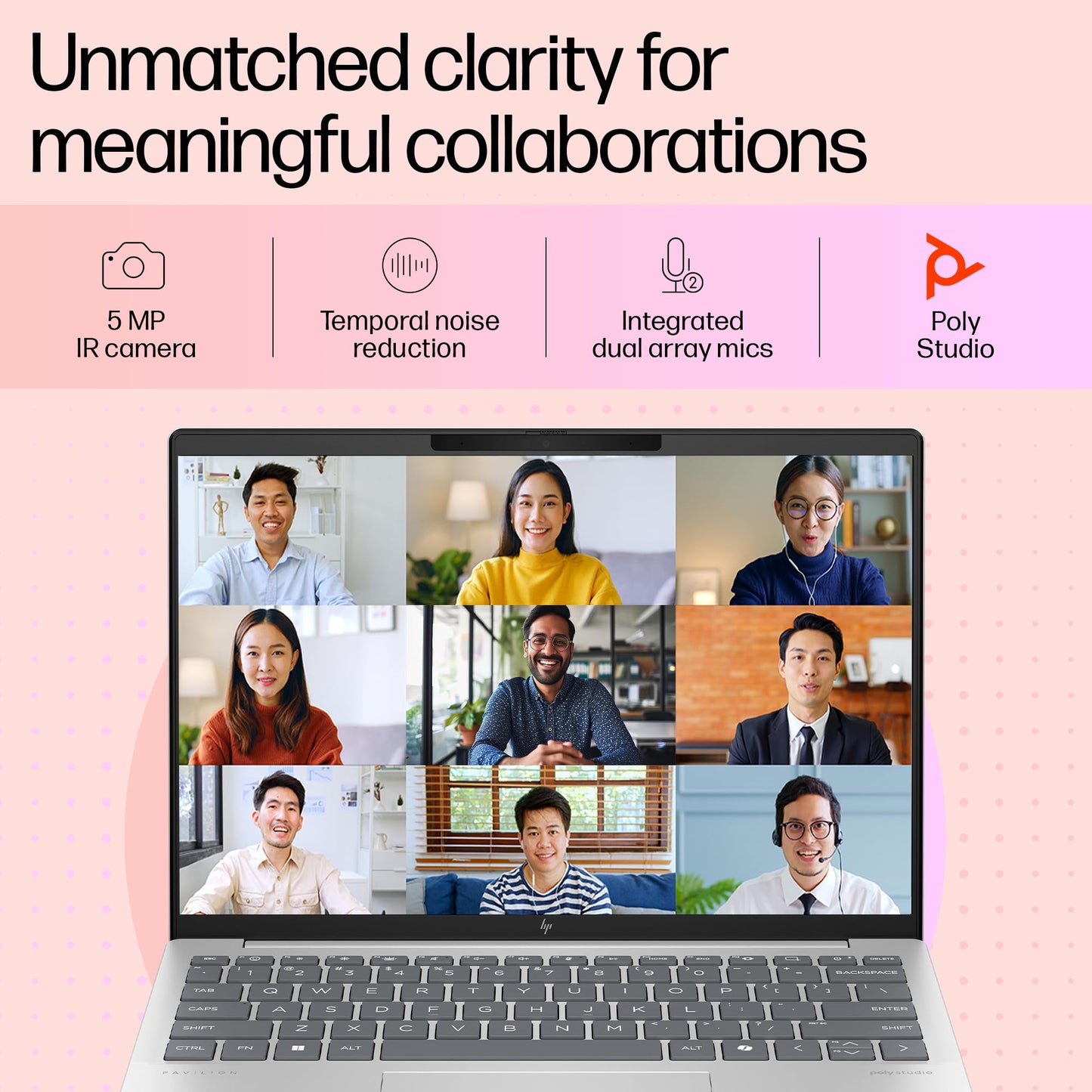 HP Pavilion Aero AI Laptop, AMD Ryzen 5 8640U, 10-12 Tops, 16GB LPDDR5x, 512GB SSD, 13.3-inch (33.8cm), Ultra-Light, WUXGA, AMD Radeon Graphics, 5MP Camera (Win 11, Office 21, Silver, 1kg) bg0016AU