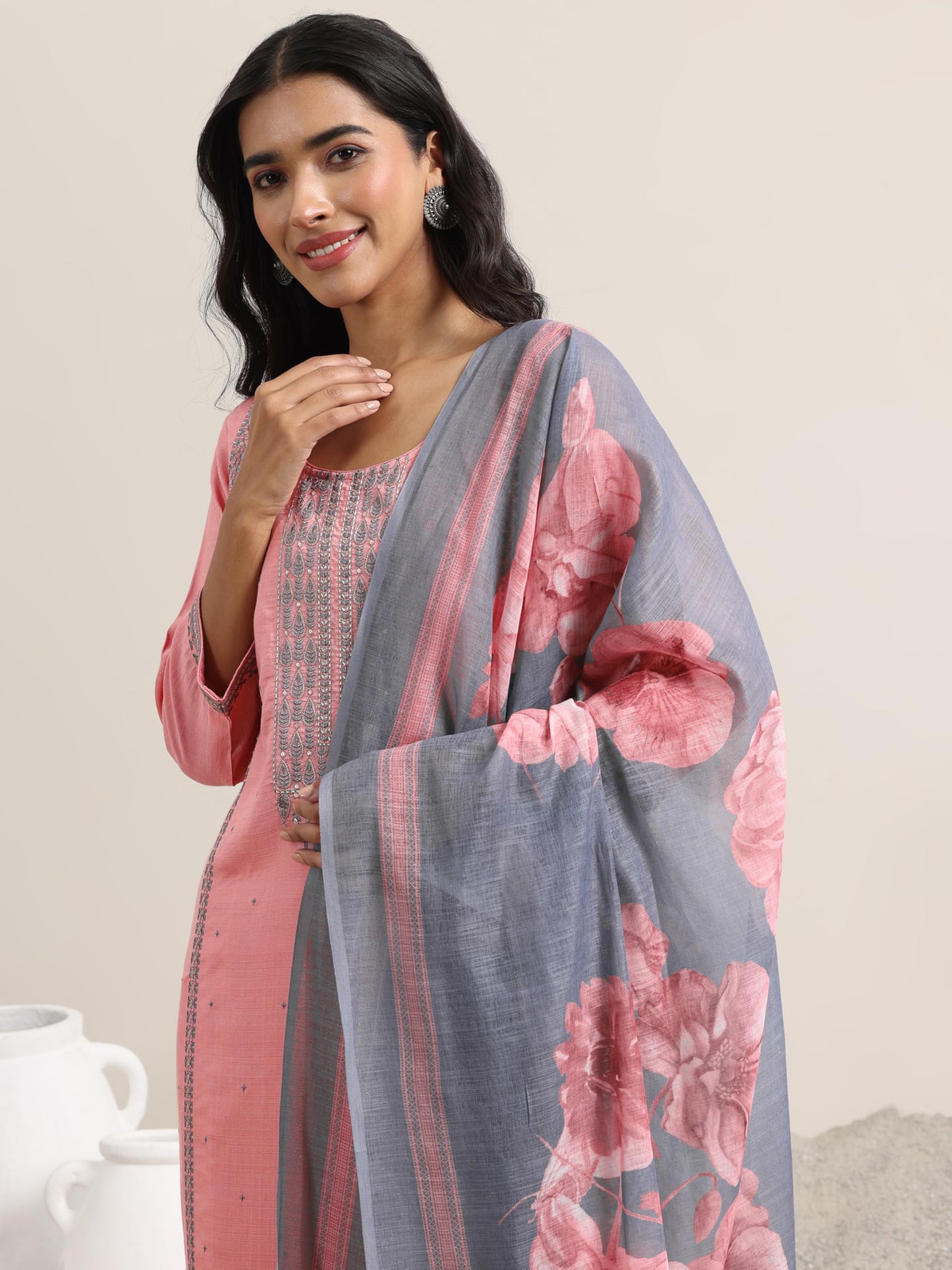 Libas Women's Cotton Blend Kurta Set (99512