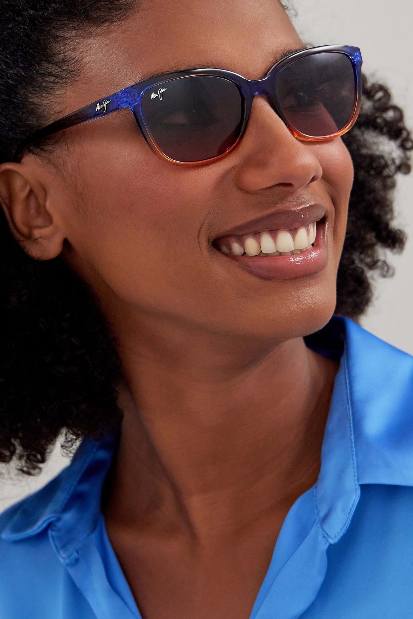 Maui Jim Waterman HT410-11B Titanium Wrap Frame, Polarized HT Lenses, with Patented Lens Technology Women's Sunglasses (RS758-13A, Rose)