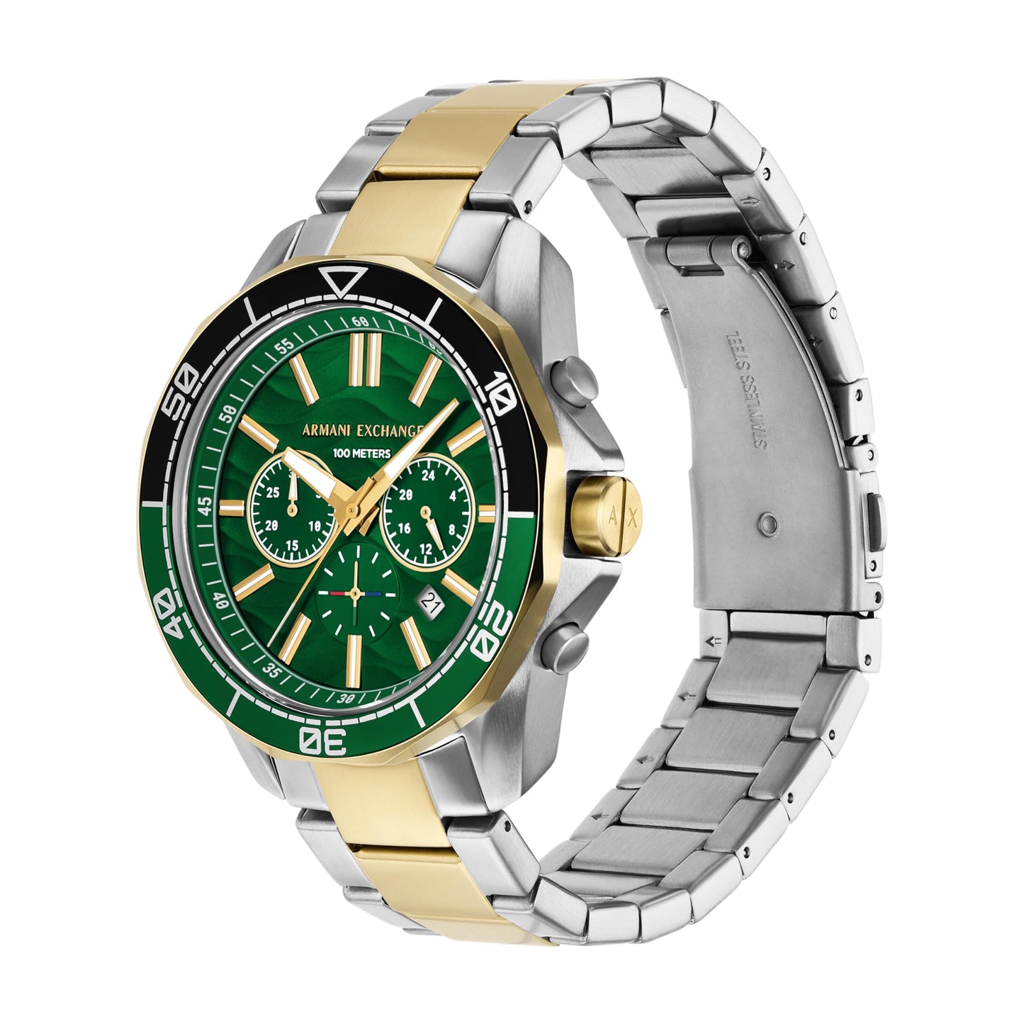 Armani Exchange Analog Green Dial Men's Watch-AX1966