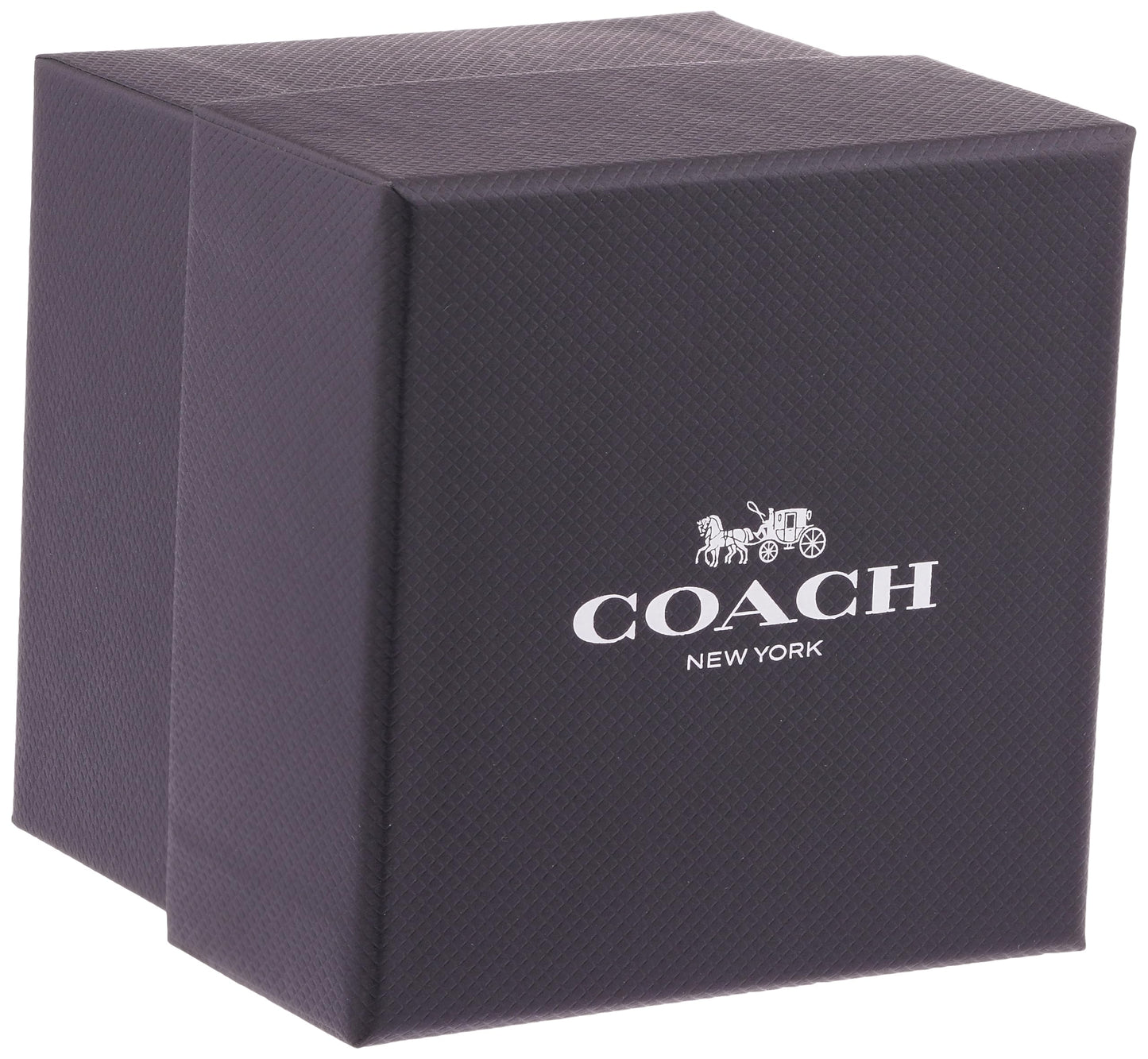 Coach Greyson Qtz Basic Calendar Grey Round Dial Women's Watch|Black Transparent Sig C Acetate Material|Black Color Band - 14504273