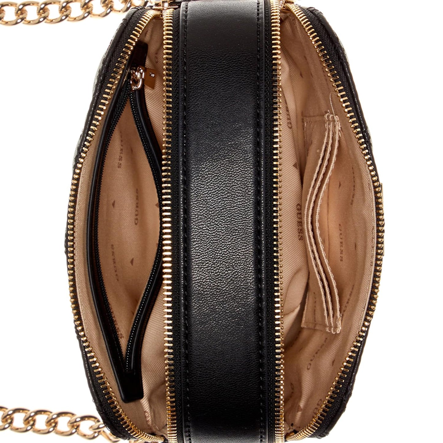 Guess Women's Black Textured Crossbody Bag| Ladies Purse Handbags | Gift For Ladies