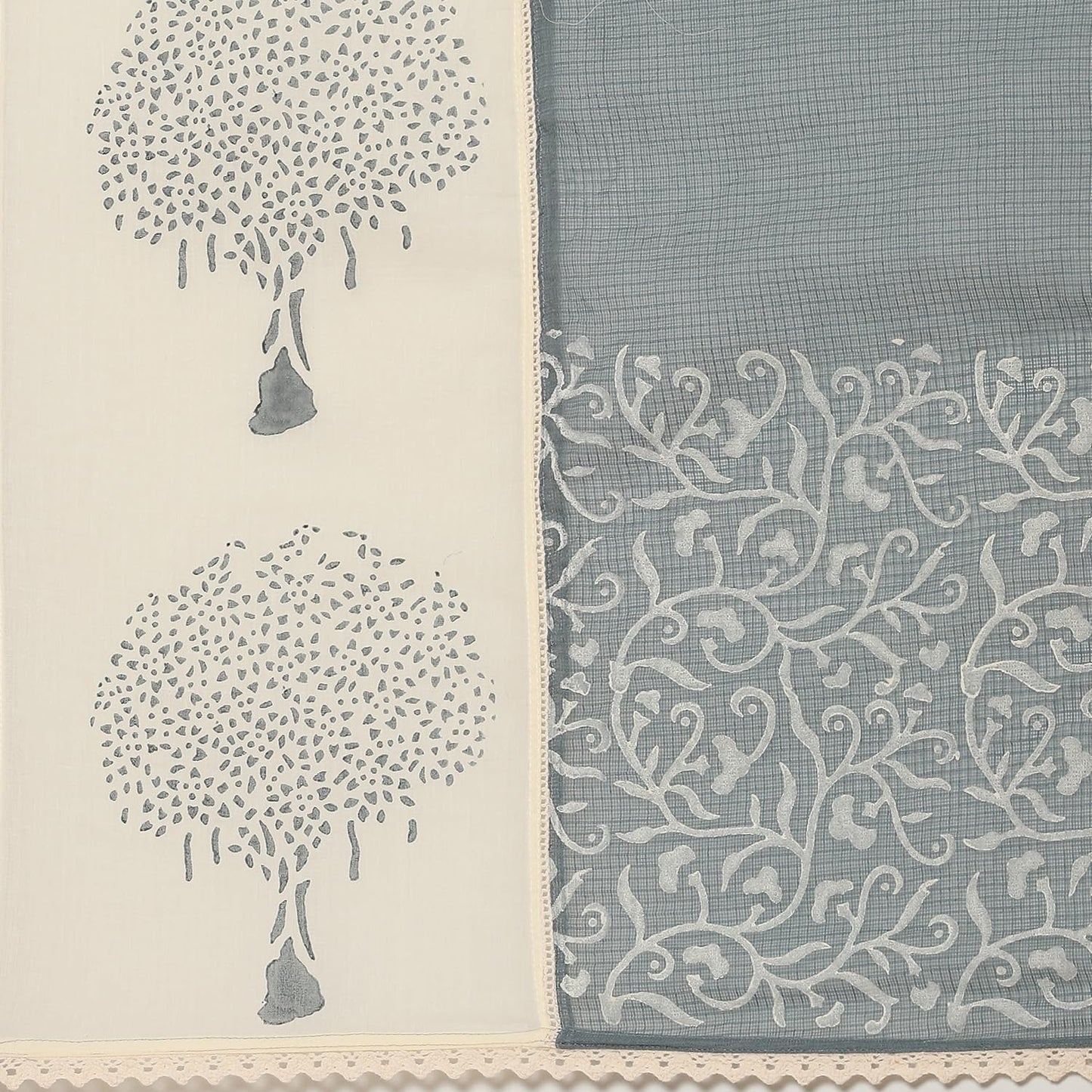 BIBA Cotton Women Solid Asymmetric Salwar Kurta Dupatta(Skdassorted2802E_Turquoise_36)