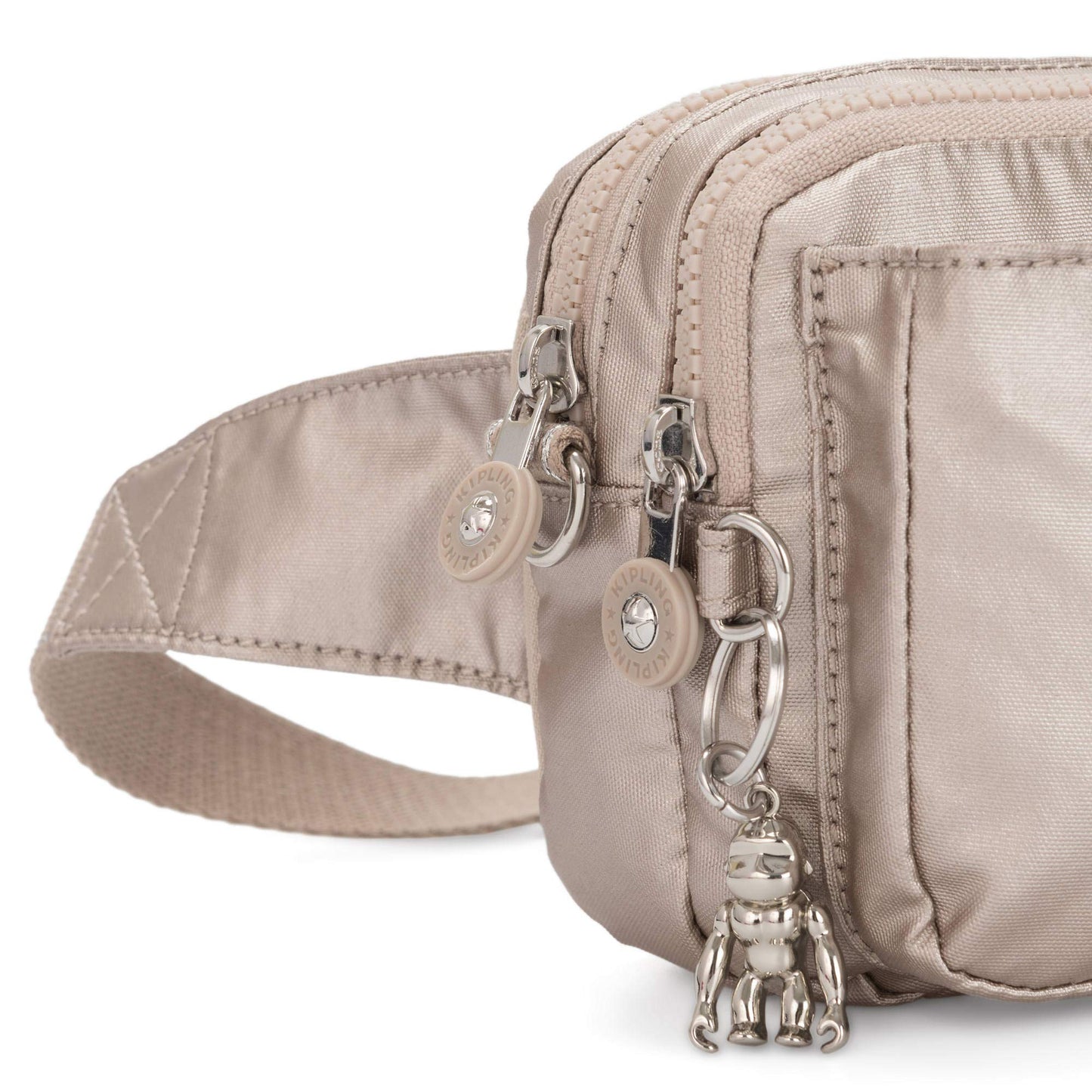 Kipling Women's Abanu Mini 2-in-1 Convertible Crossbody Bag, Metallic Glow, One Size