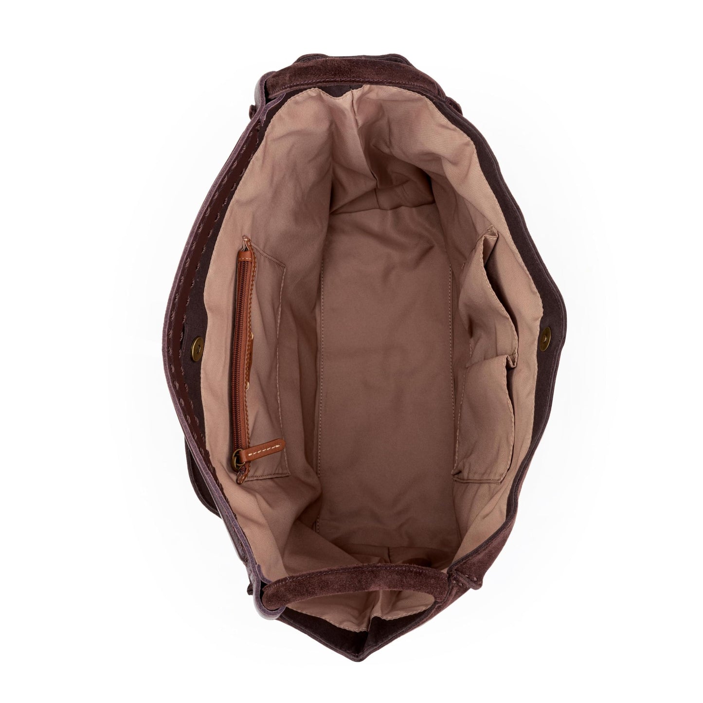 The Sak Los Feliz Large Tote Bag - Woman's Purse For Everyday, Travel, Beach Bag - Roomy Handbag With Shoulder Bag Strap, Mahogany Suede, Large