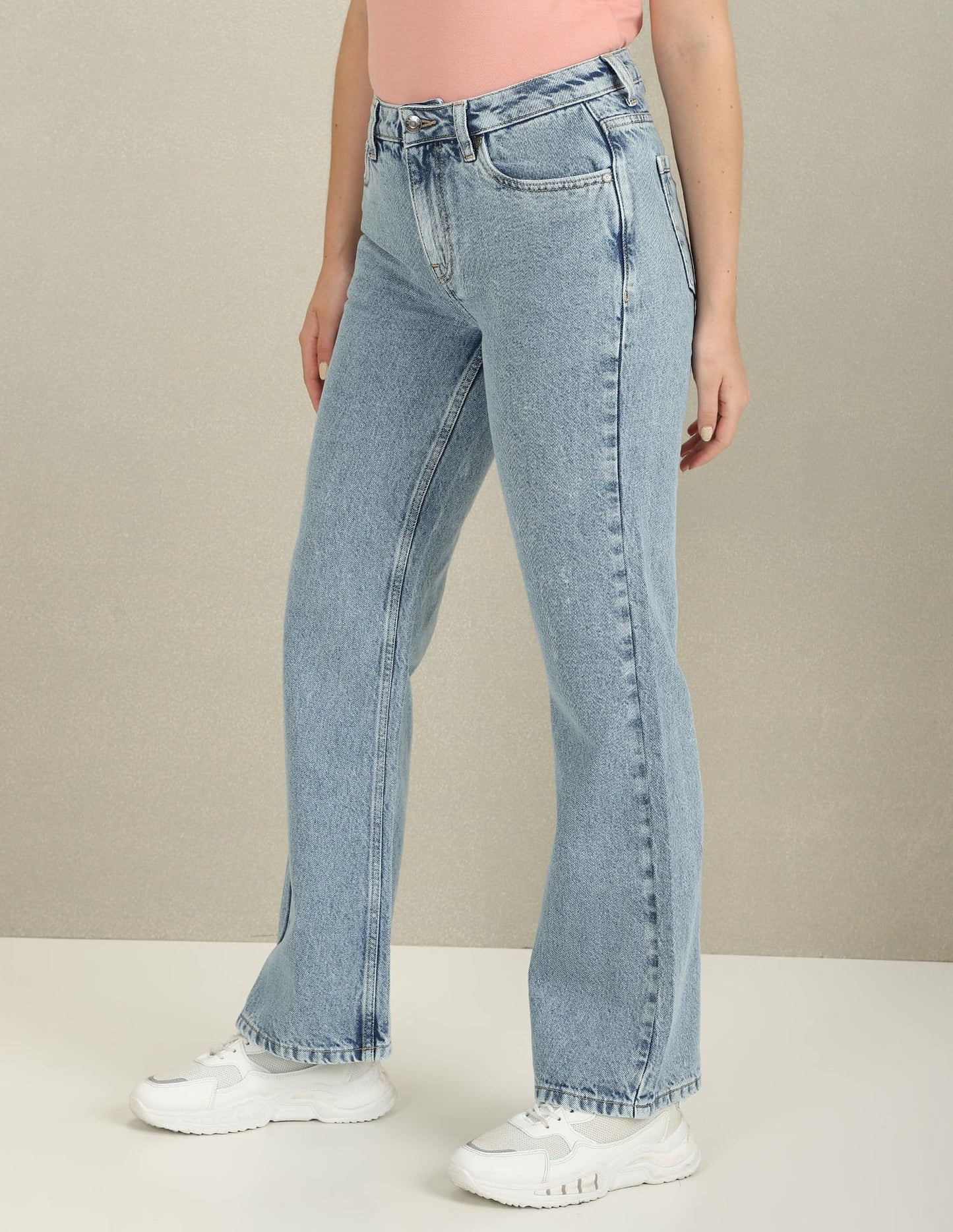 U.S. POLO ASSN. Women's Bootcut Mid Rise Jeans (UWAW23JN011_Blue_30)