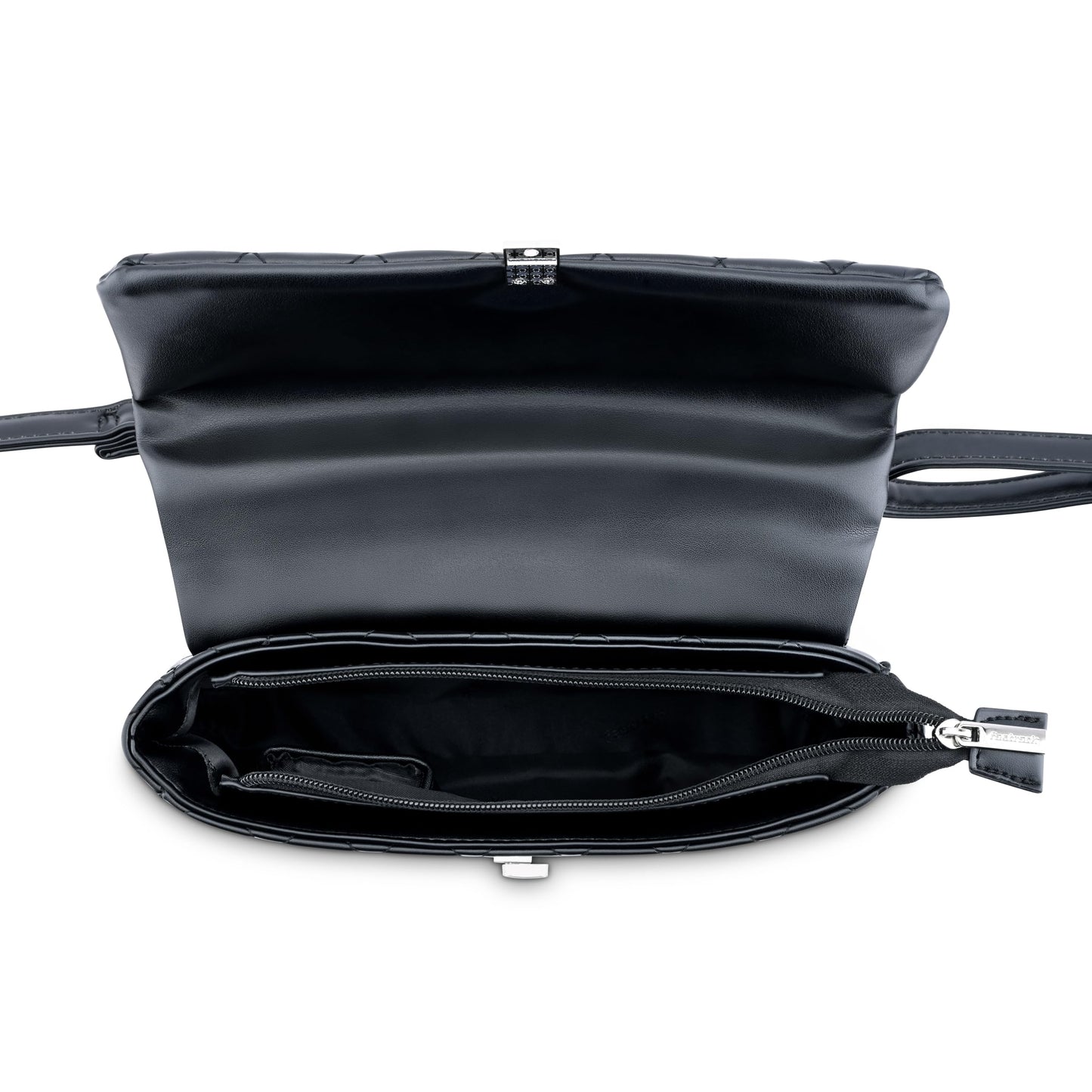 Fastrack Quilted Chic Satchel | Faux-Leather Women's Handbags| Ladies Purse Handbag | Satchel for Casual Carry