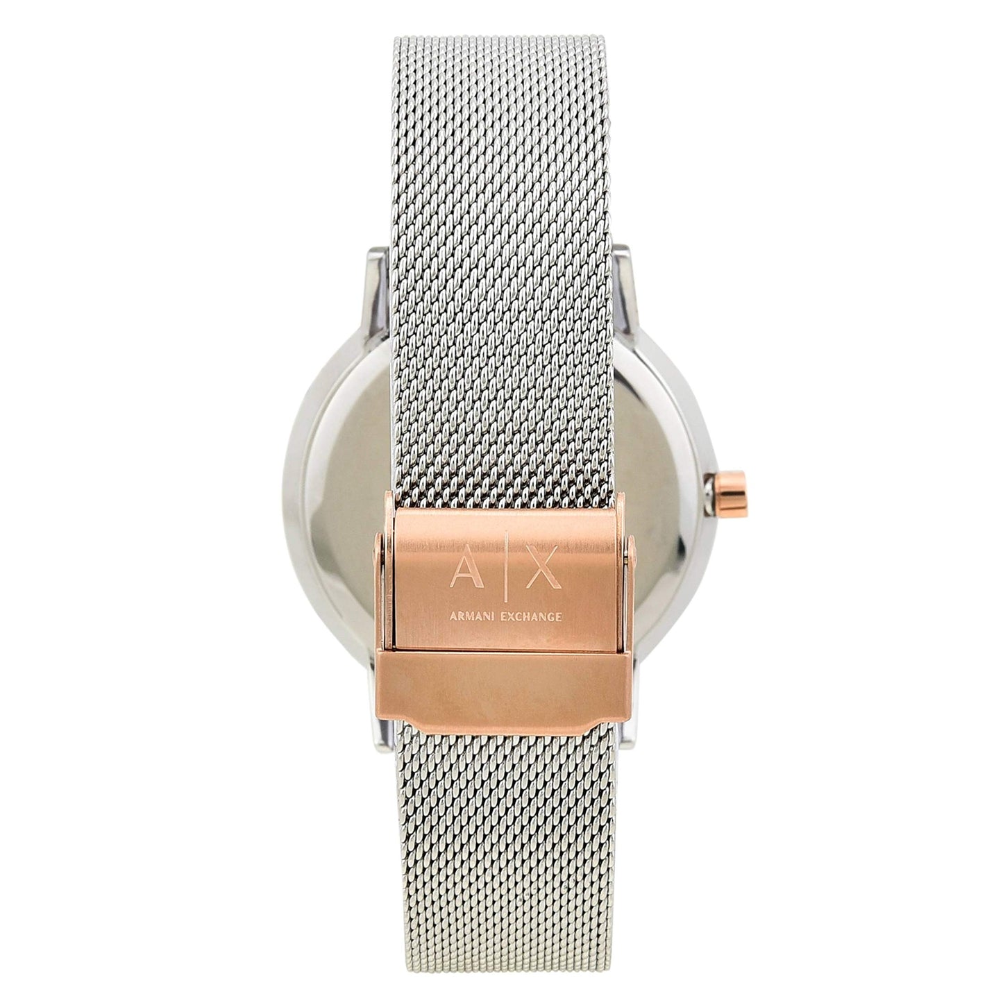 Armani Exchange Stainless Steel Lola Analog Silver Dial Women Watch-Ax5537, Silver Band