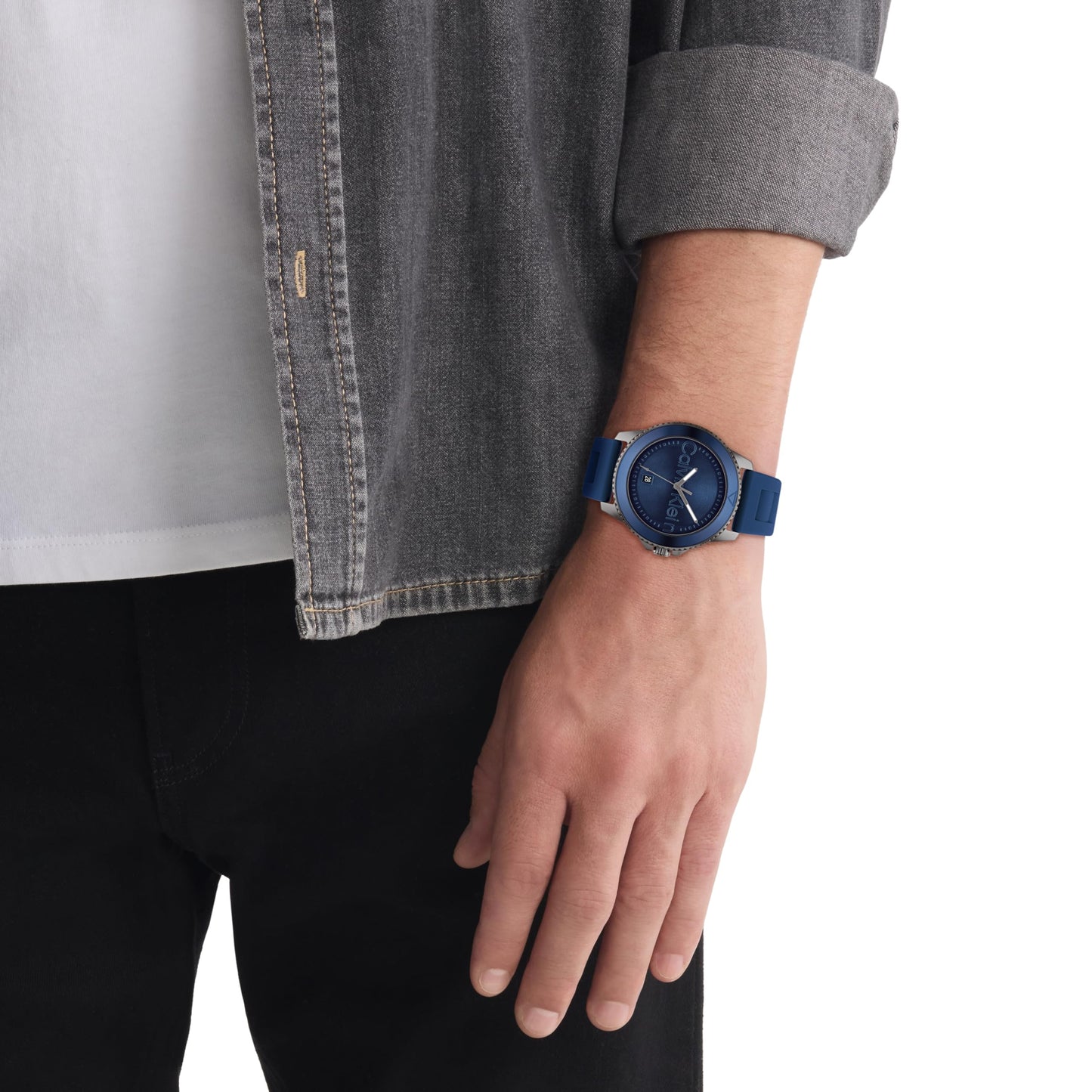 Calvin Klein Analog Blue Dial Men's Watch-25200384