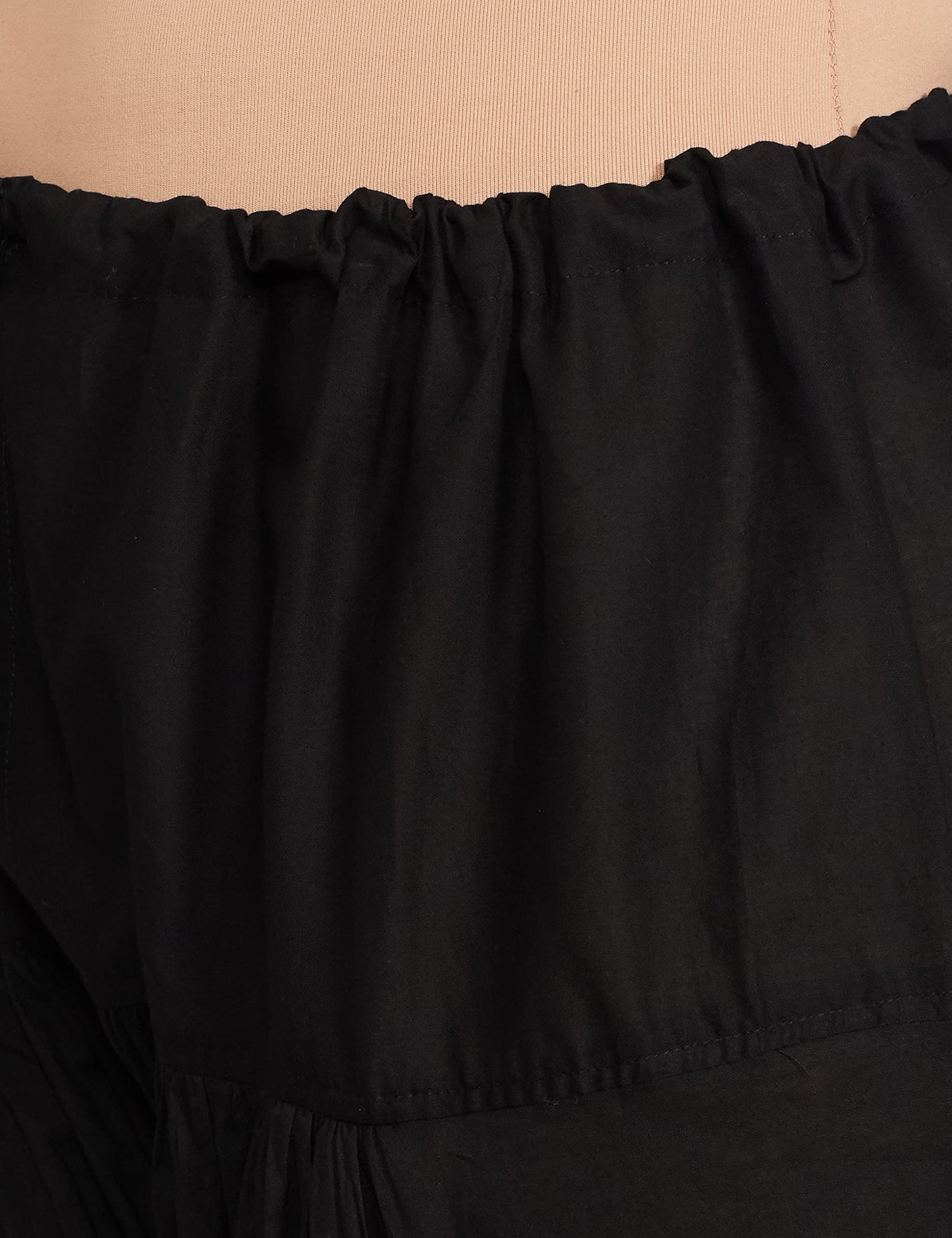 Max Women's Regular Fit Patiala Pants Black S