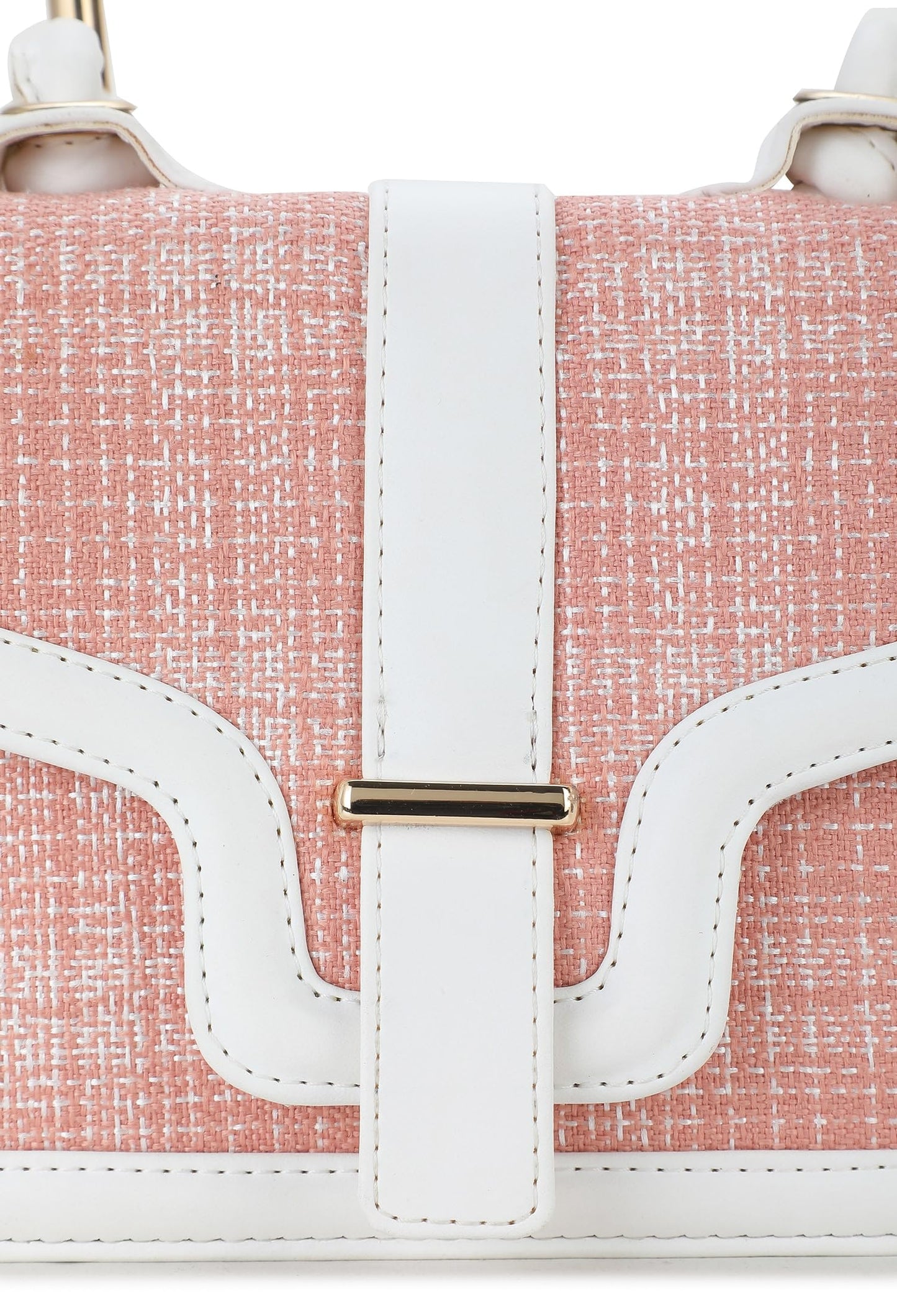 RASHKI AURA- Womens Crossbody Vegan Leather Handbag | Spacious | Unique Shape | Party Purse | Magnetic Button Closure