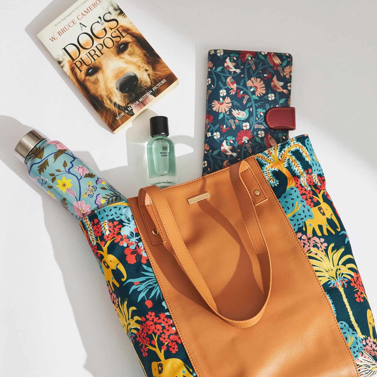 Chumbak Office Tote Bag for Women | Stylish Shoulder Bags for College | Professional Canvas Tote Bag | Laptop-Friendly College Bag