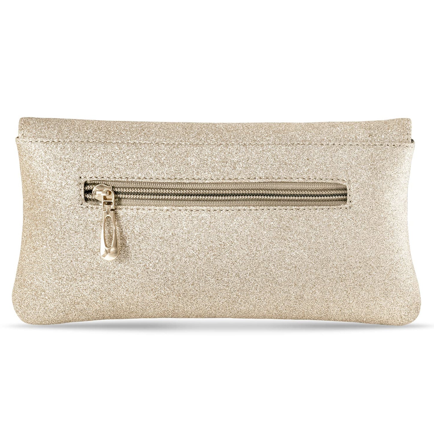 Peora Rose Gold Clutch Purses for Women Wedding Handmade Evening Handbags Party Bridal Clutch (C89C)