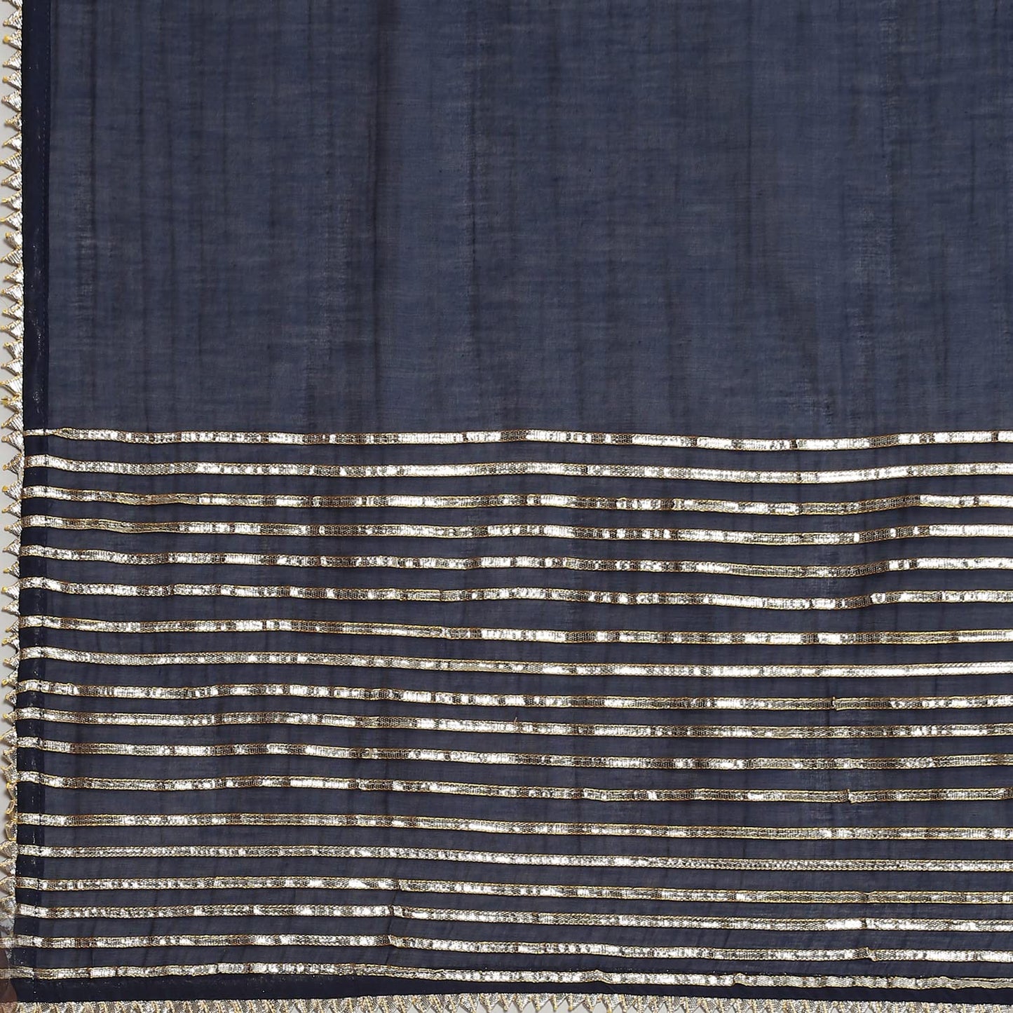 BIBA WOMEN EMBROIDERY FITTED SALWAR KURTA DUPATTA(SKD8098_NAVY_32)