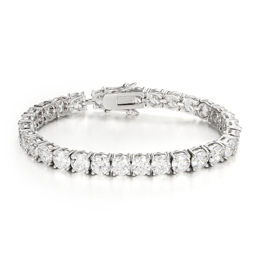 Ananth Jewels Made with Swarovski Zirconia Solitaire Pure Brilliance Bracelet for Women (Metal : Alloy)