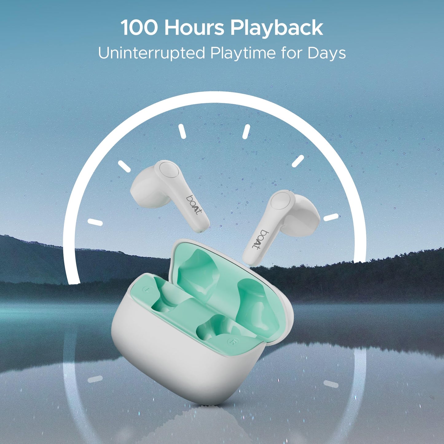 boAt Airdopes Atom 81 Pro, 100Hrs Battery, 4Mics ENx Tech, 50ms Low Latency, 13mm Drivers, Fast Charge, IPX5, v5.1 Bluetooth Earbuds, TWS Ear Buds Wireless Earphones with mic (Ivory Elegance)