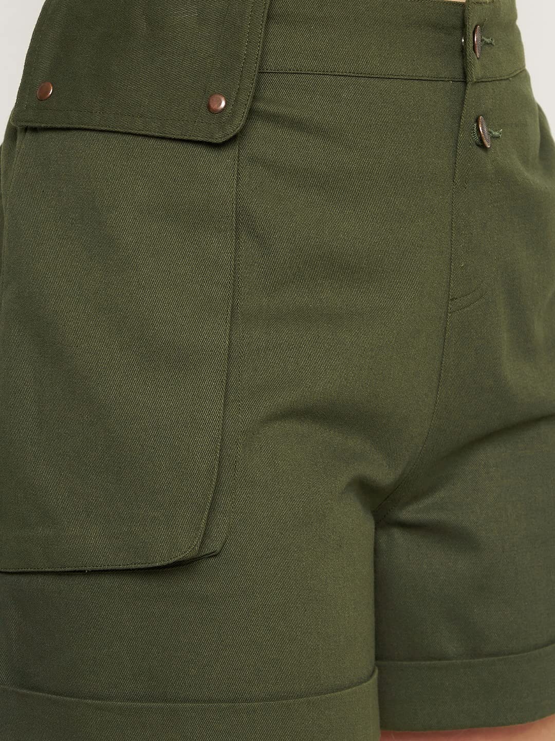 WineRed Women Olive with One Side Pocket