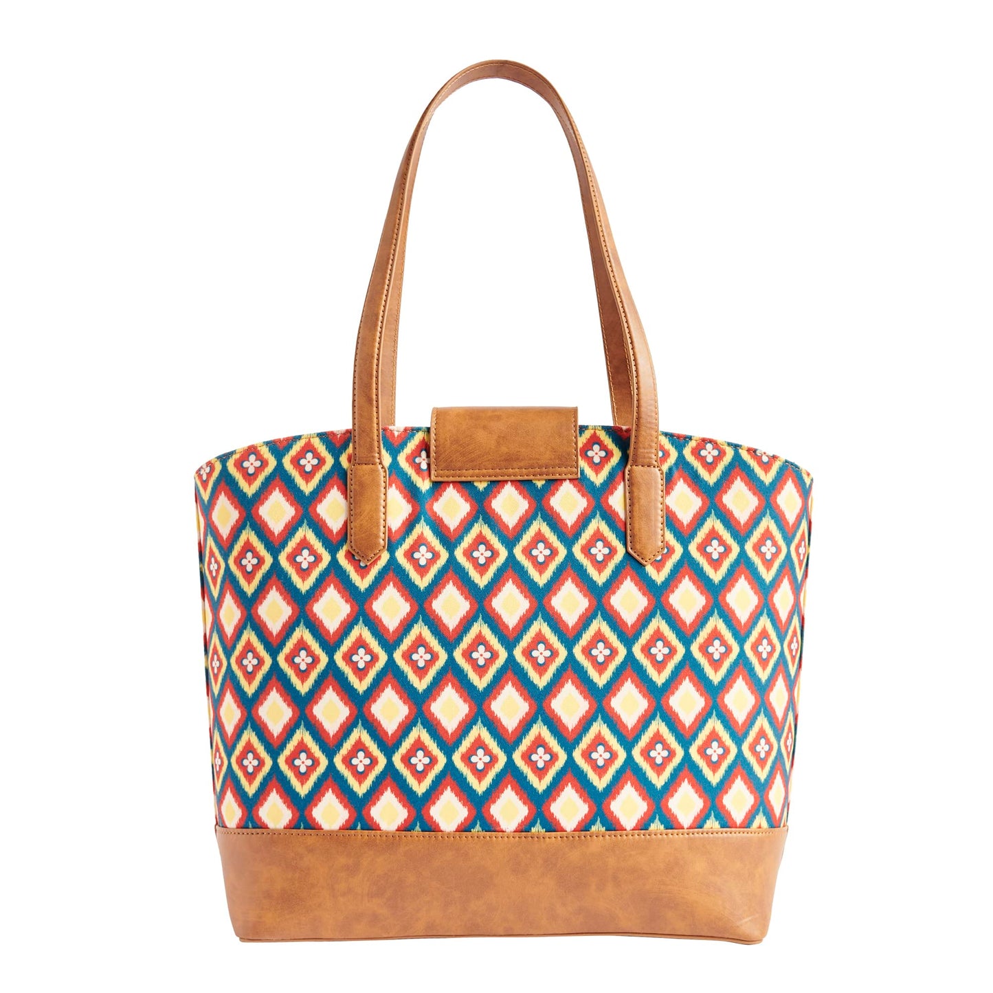 TEAL BY CHUMBAK Office Tote Bag for Women | Stylish Shoulder Bags for College | Professional Canvas Tote Bag | Laptop-Friendly College Bag