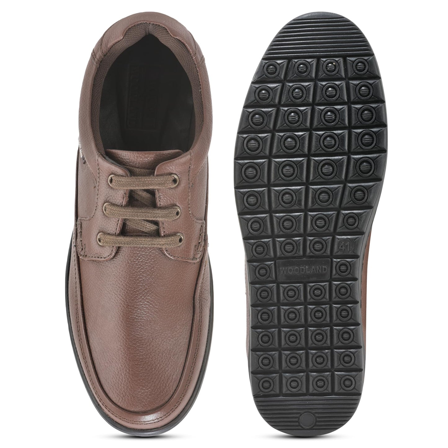 Woodland Men's Brown Softy Formal Shoes-7 UK (41EURO) (OGF 6195024)