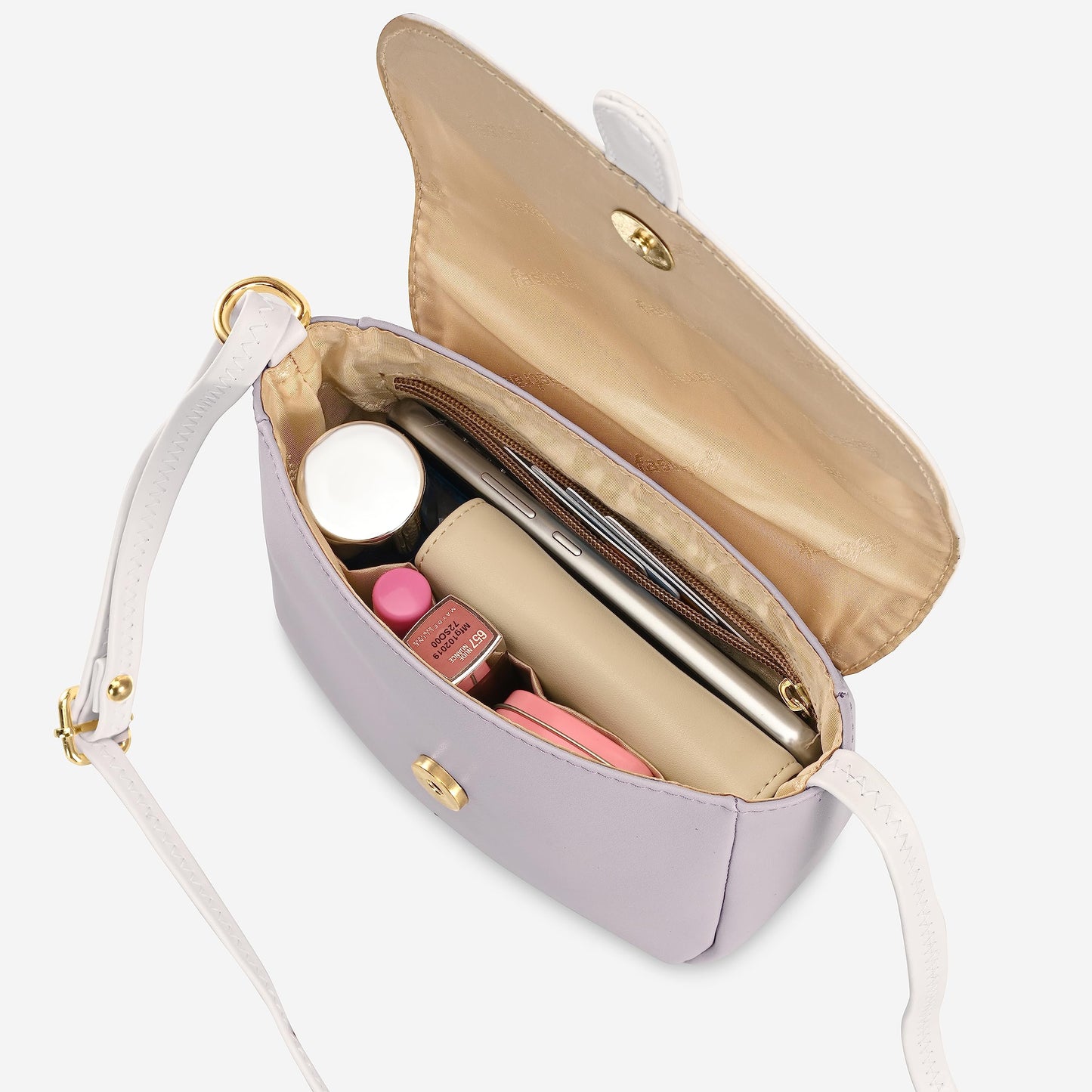 Fastrack Sling Bag For Women, Girls and Ladies | Has Adjustable Sling Straps | Made of Premium Faux Leather