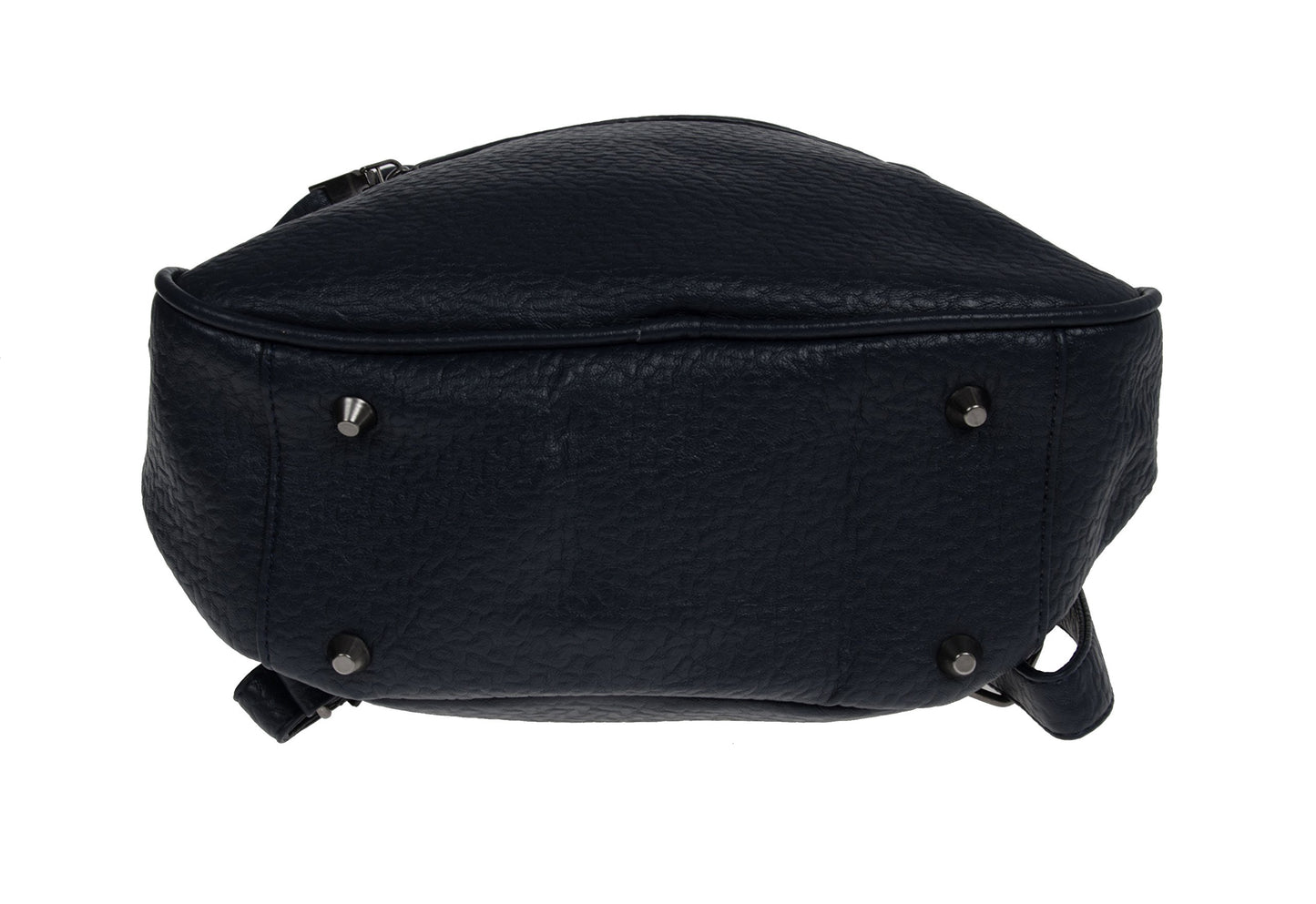 Artisan Crafted Leather Look Handbag Backpack/College Bag/Office Bag (Black) For Women/Girls