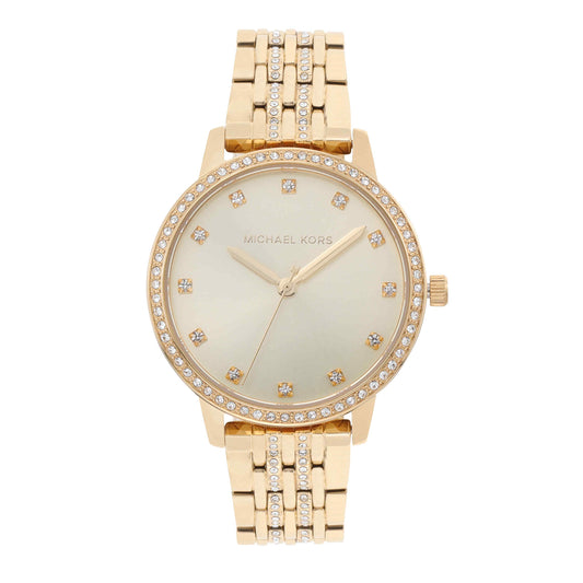 Michael Kors Analog Gold Dial Women's Watch-MK4368