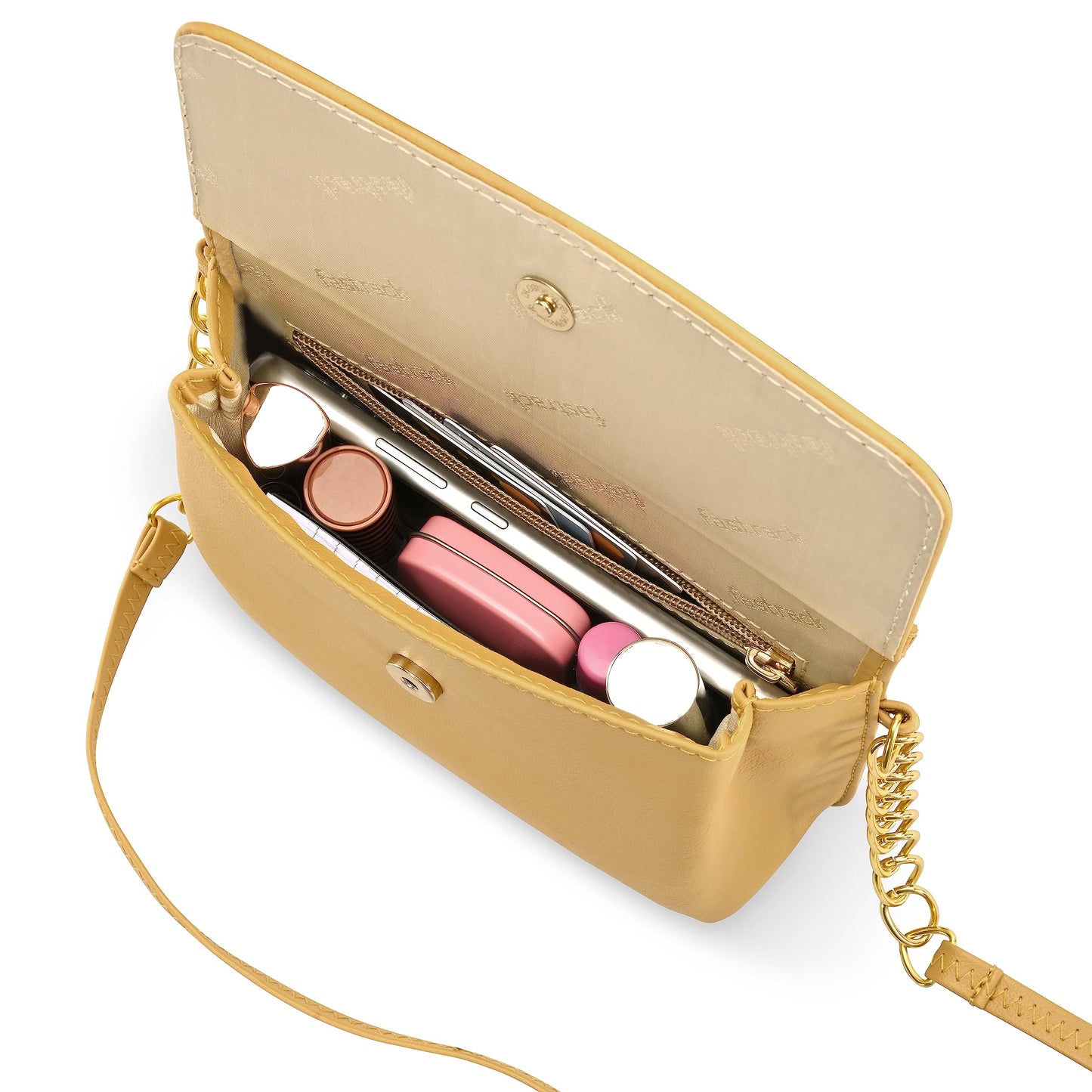 Fastrack Sling Bag with Chain Strap for Women, Girls and Ladies