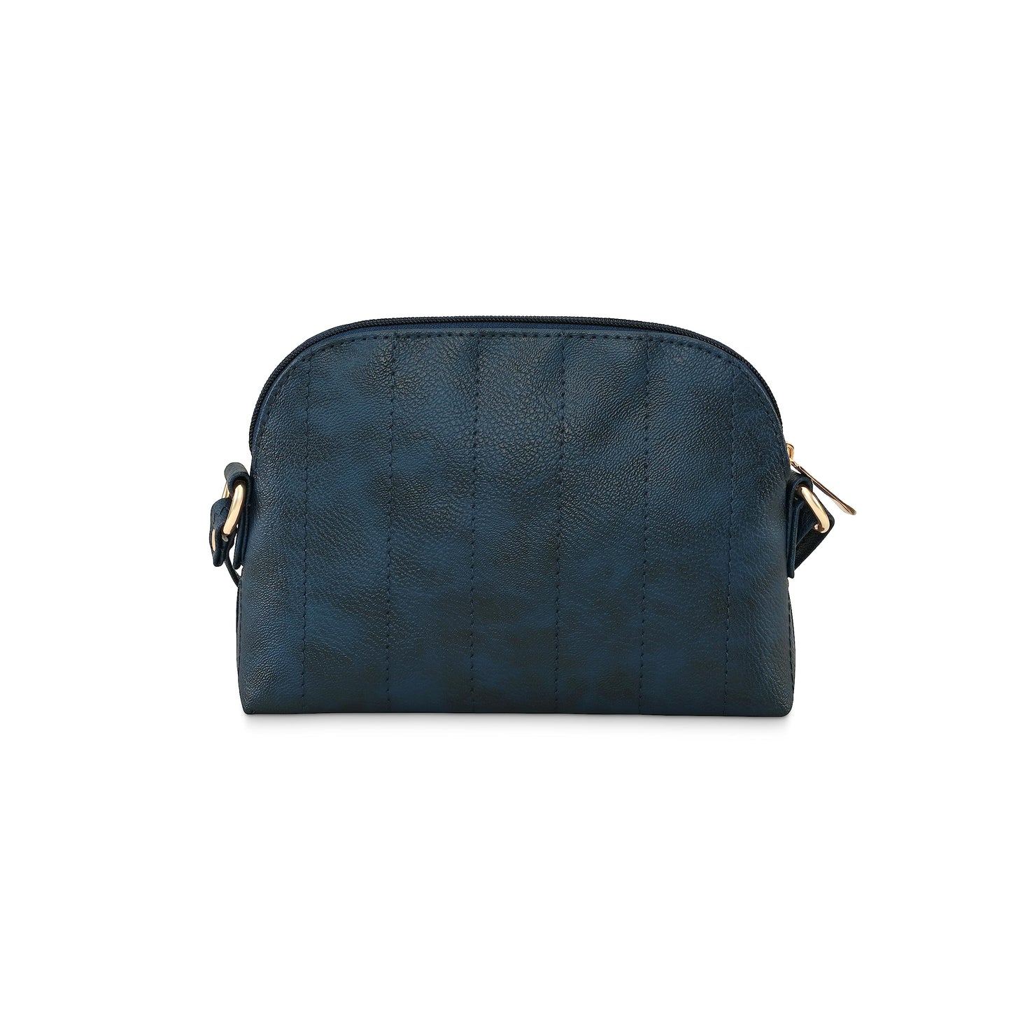 Fastrack Quilted Navy Blue Sling Bag For Women