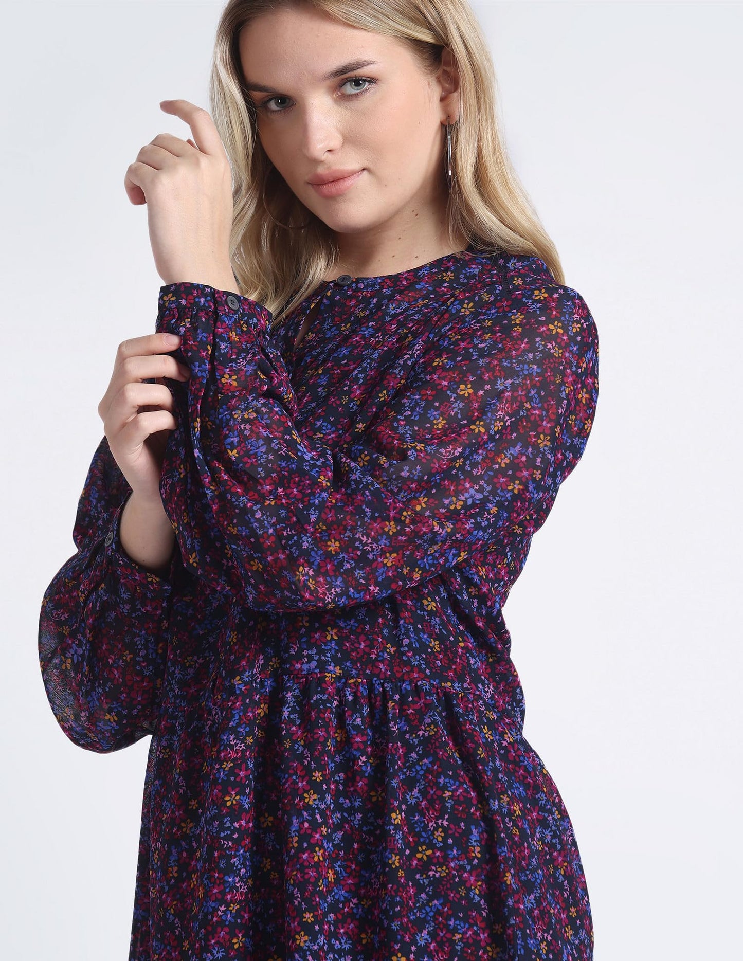 Tommy Helfiger Women Blue Color Dress (XL)