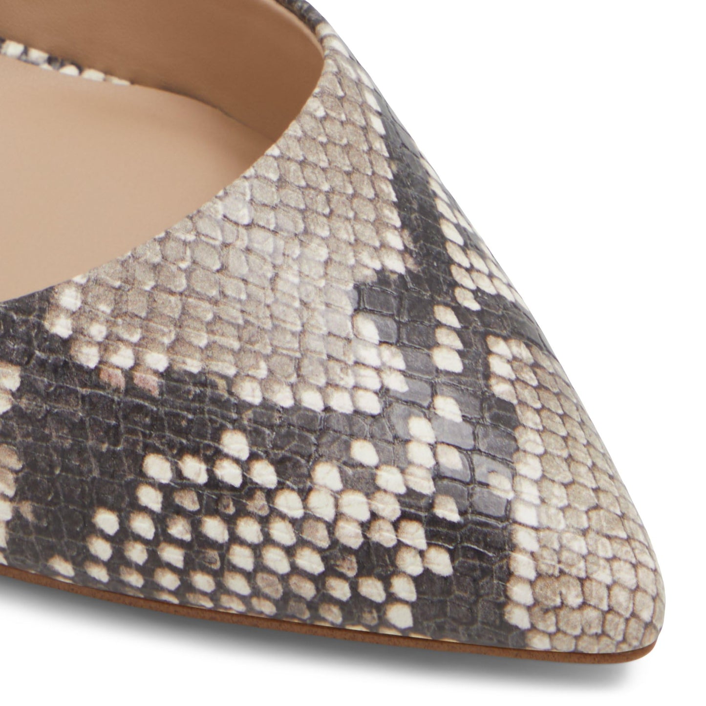 Aldo VRALG920 Ladies Beige Overflow Snake Print