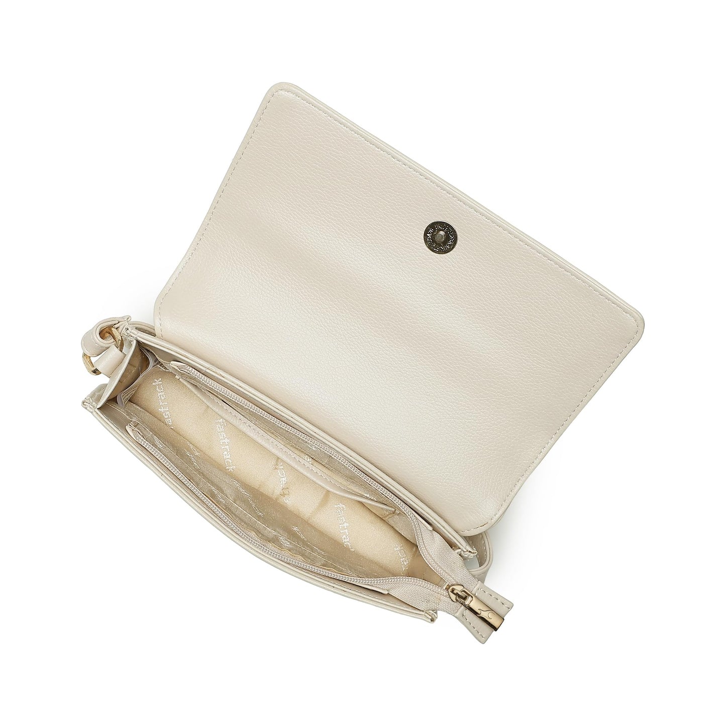 Fastrack Grey flex Shoulder Bag | Faux-Leather Women’s bag | Shoulder Bag for Casual Carry