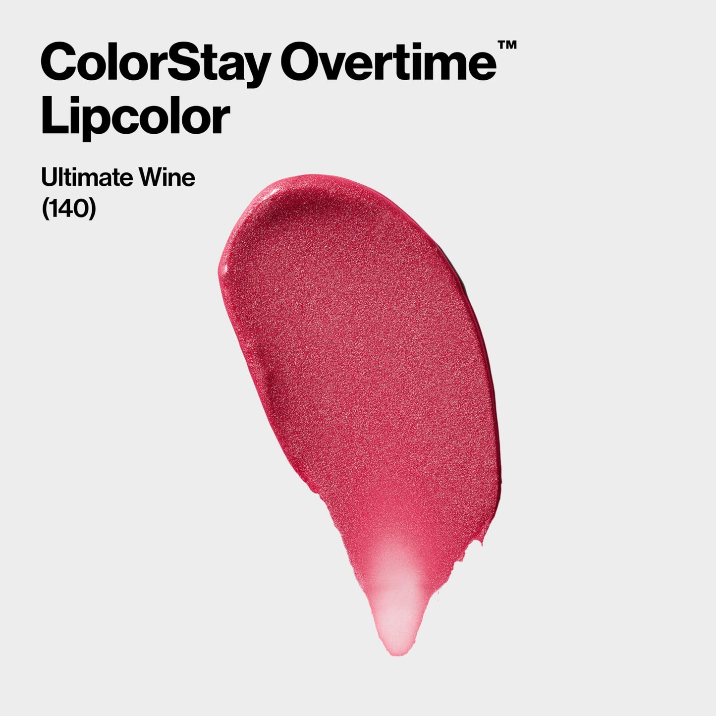 Revlon Liquid Lipstick with Clear Lip Gloss, ColorStay Overtime Lipcolor, Dual Ended with Vitamin E, 140 Ultimate Wine, 4 ml
