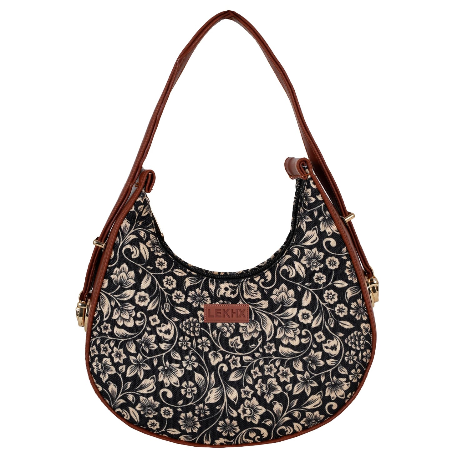 Small Half Moon Women’s Handbag with Detachable Sling Strap – Stylish Crescent-Shaped PU Leather Shoulder Bag for Girls & Ladies | Compact Crossbody Purse for Travel & Daily Use (Multicolor -1)