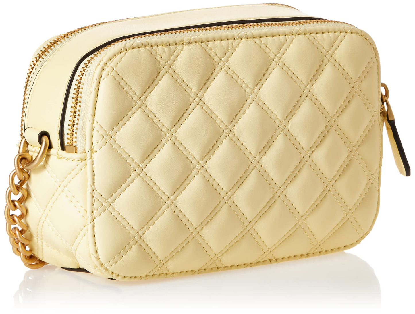 Guess Women's Yellow Solid Crossbody Bag| Ladies Purse Handbags | Gift For Ladies