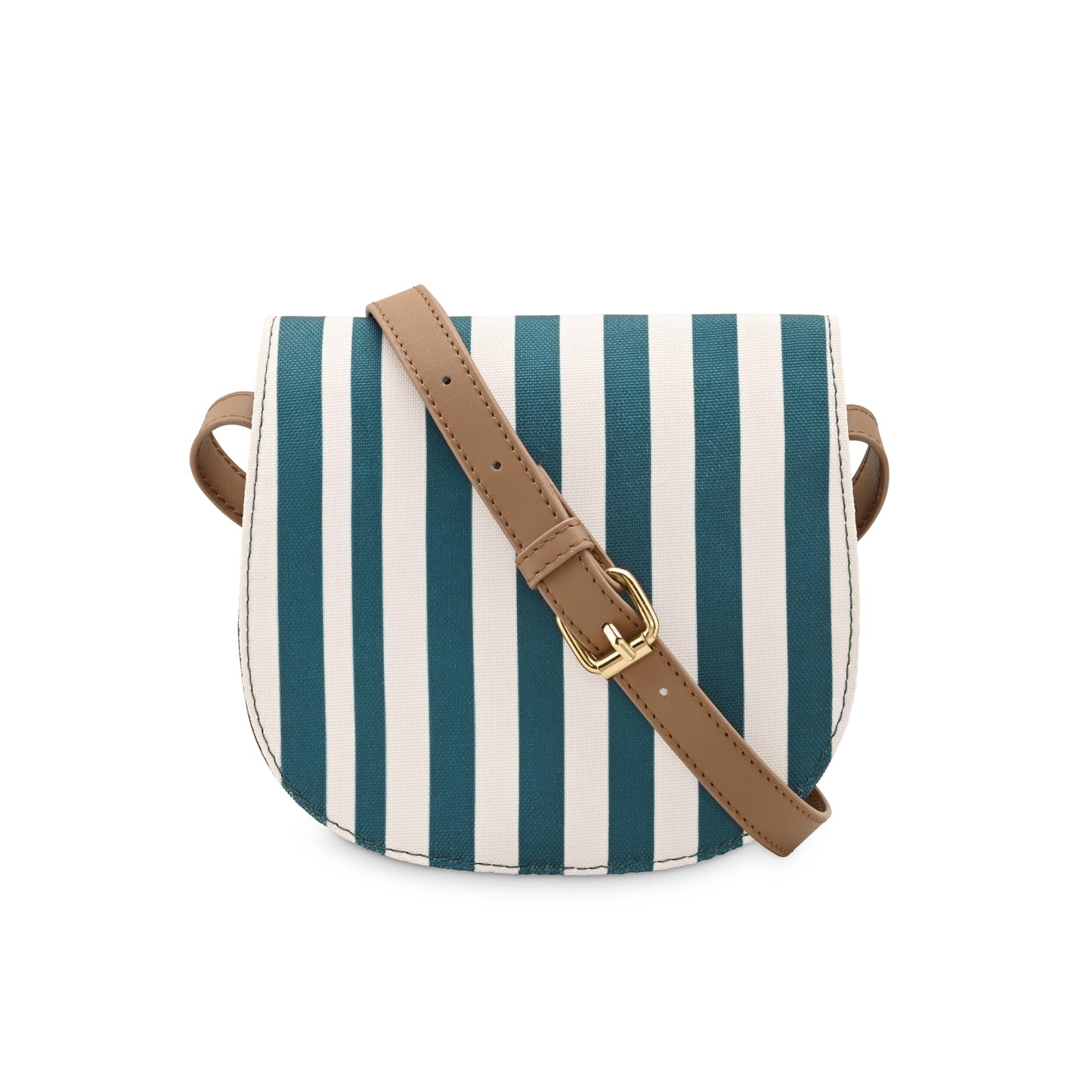Fastrack Nautical Striped Casual Sling Bag for Women, Girls and Ladies