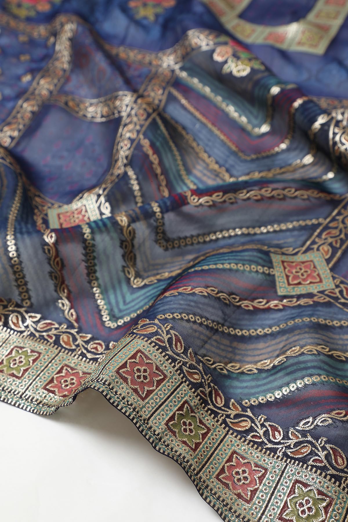 Soch Women's Brocade Salwar Suit Set (EWS5CD21646B_Blue