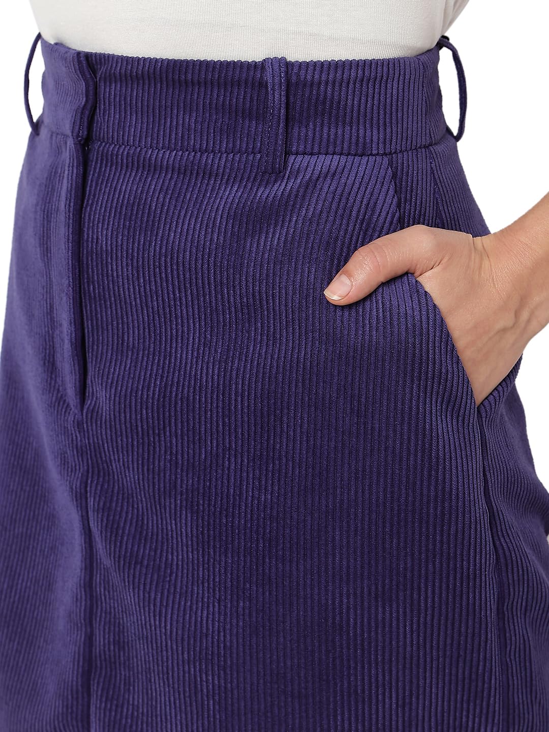 VERO MODA Polyester Blend Western Skirt