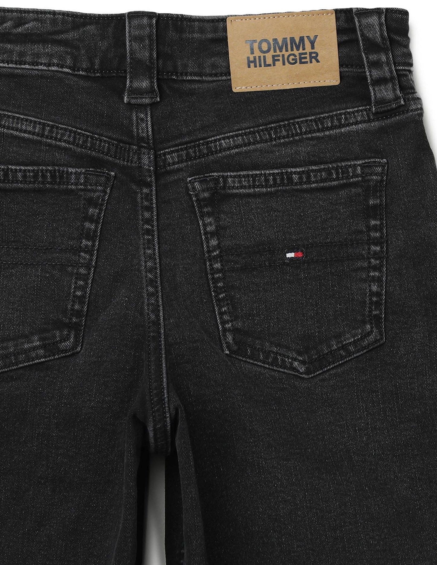 Tommy Hilfiger Girls Black Color Jeans 6