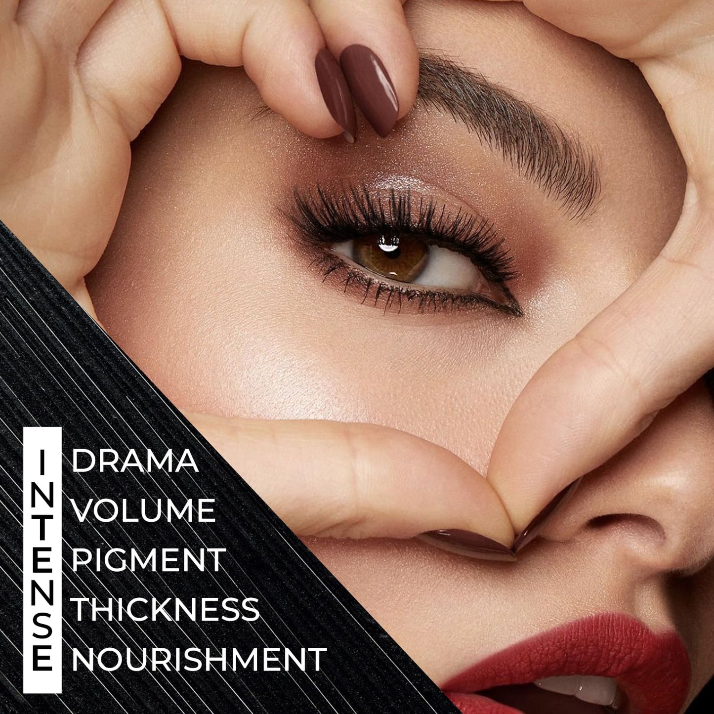 Just Herbs Serum Infused Volume Boost Mascara Highly Pigmented Waterproof Long Lasting 8ml