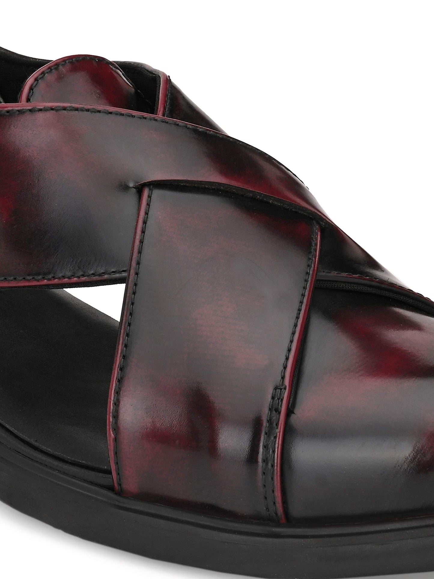 Delize Men's Brown Roman Sandals, 6 ,( Pack Of 1 )