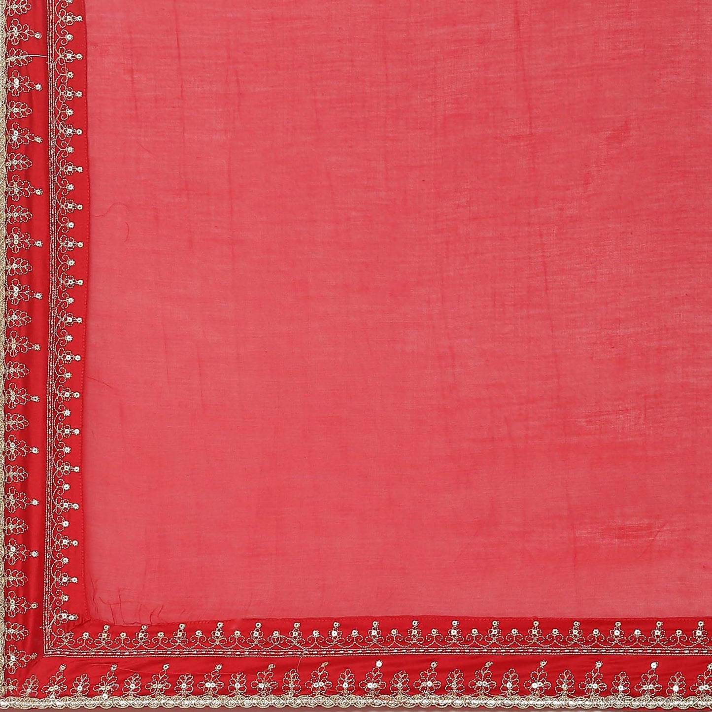 BIBA Women EMBROIDRED Kalidar SALWAR KURTA DUPATTA(SKDKINARI8926_RED_36)