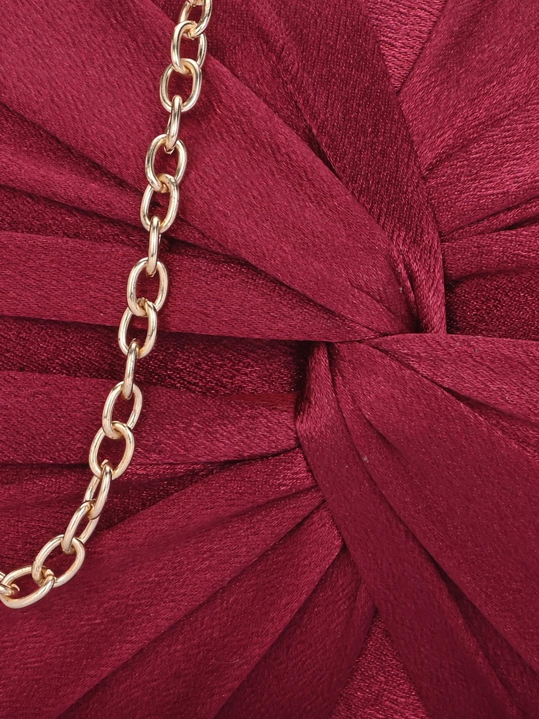 TOOBA Womens Red Handcrafted Beautiful Bling Box Clutch Bag For Ladies