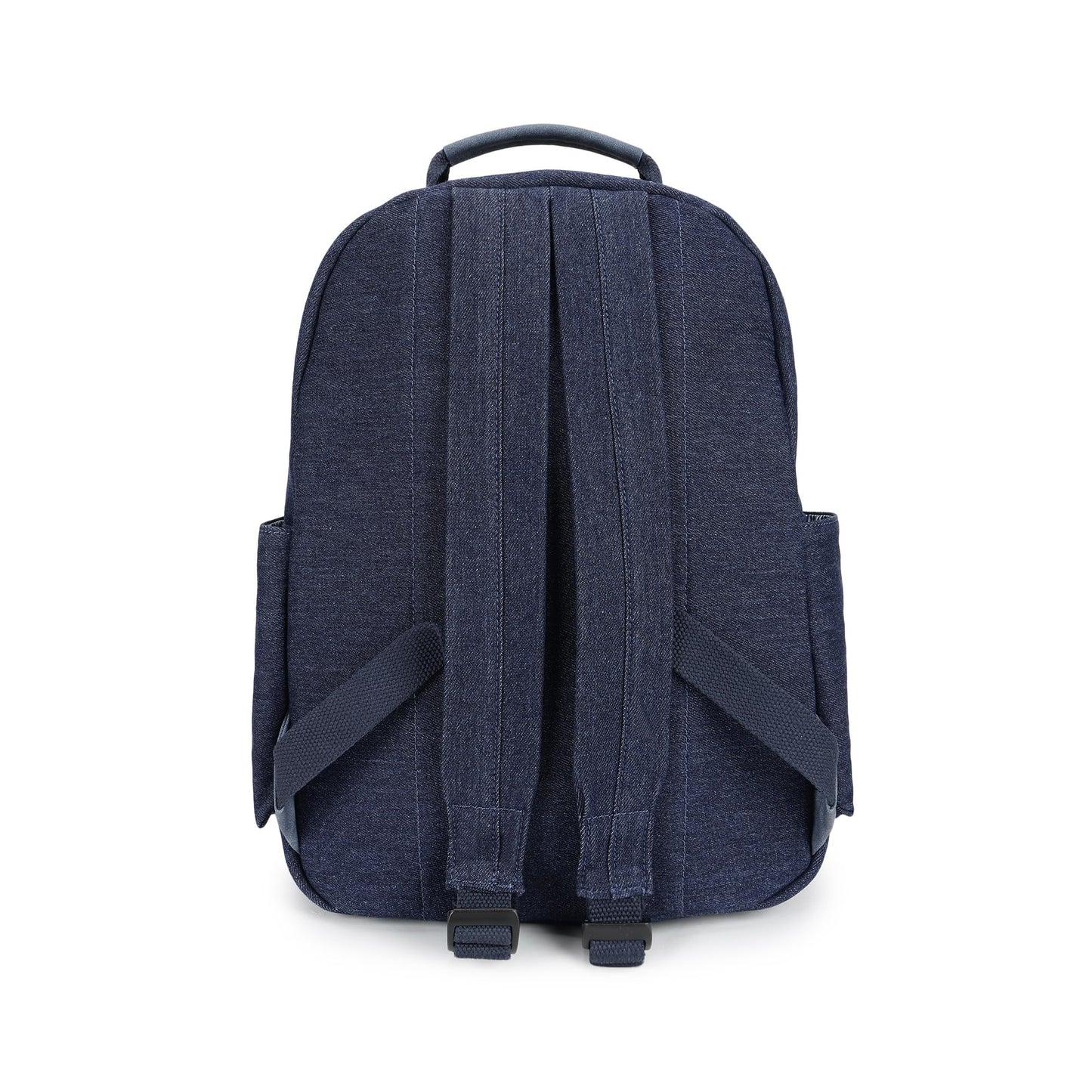 Fastrack True Denim backpack | 14-Inch Laptop Compatible | Sturdy Build | Dual Bottle Holders | Organizer Pocket | Zipper Closure | Natural Indigo Denim (Color May Transfer) | 6-Month Warranty
