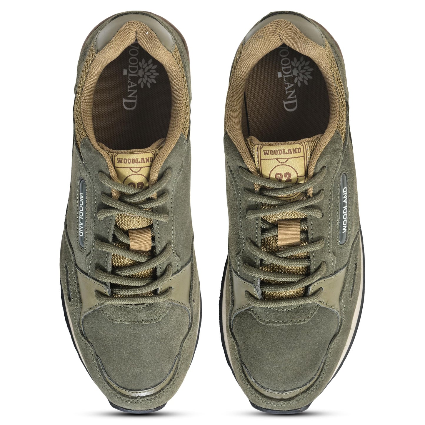Woodland Men's Olive Suede Casual Shoes-11 UK (45EURO) (OGJ 6439024)