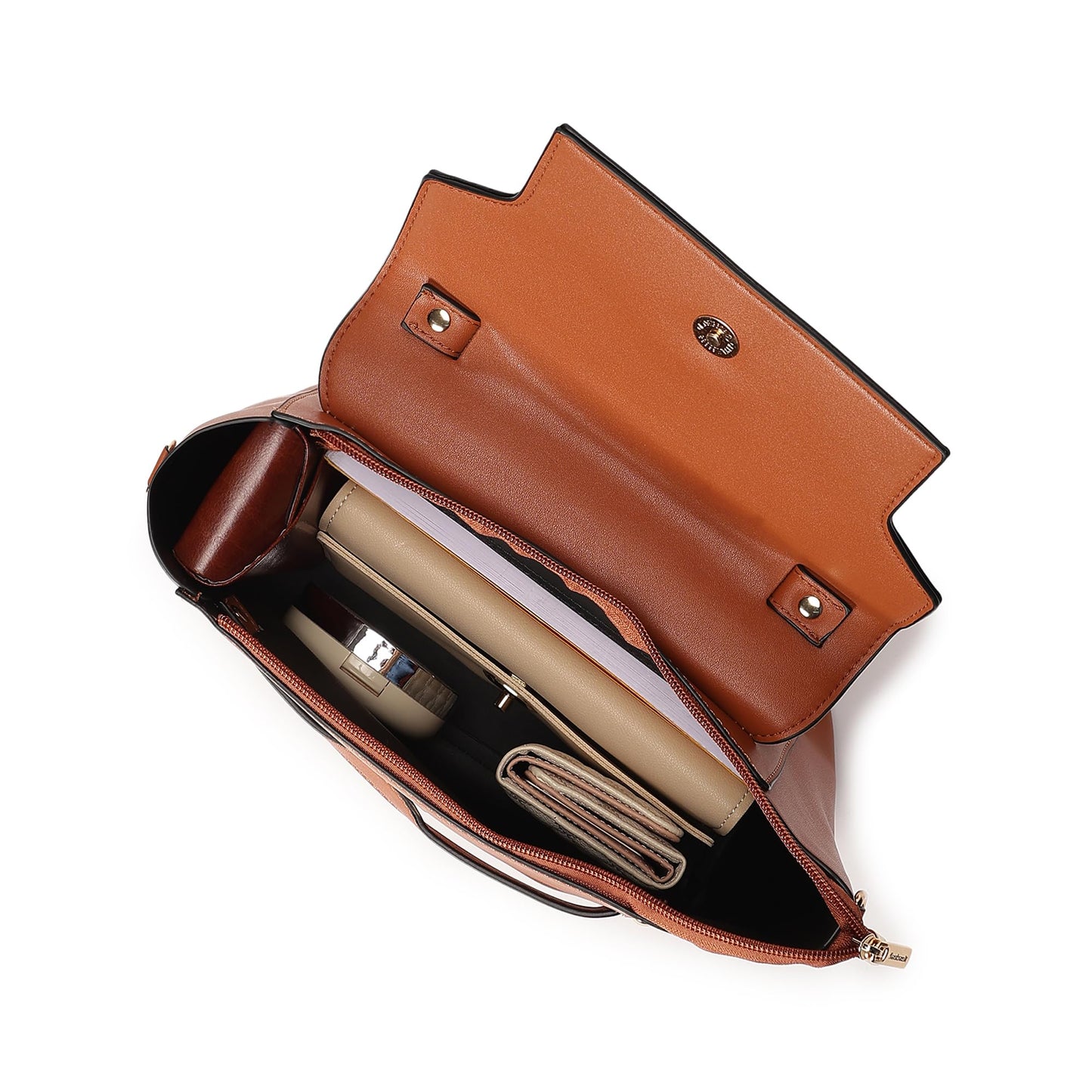 Fastrack Structured Sling Bag For Women | Faux Leather Sling With Detachable and Adjustable Belt | Flap Closure With Magnetic Lock and Handheld Option | Trendy Women Handbags