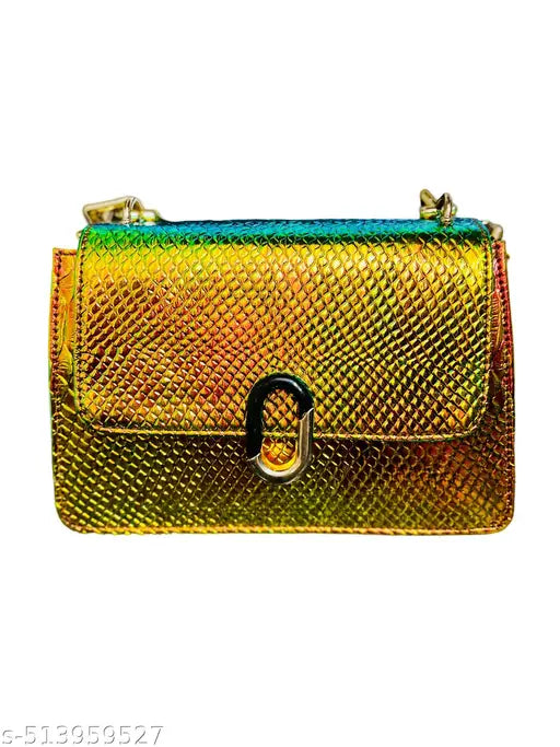 Japkaur PU Synthetic Eelegant Partywear Trendy Travel Shoulder Crossbody Women Slingbag